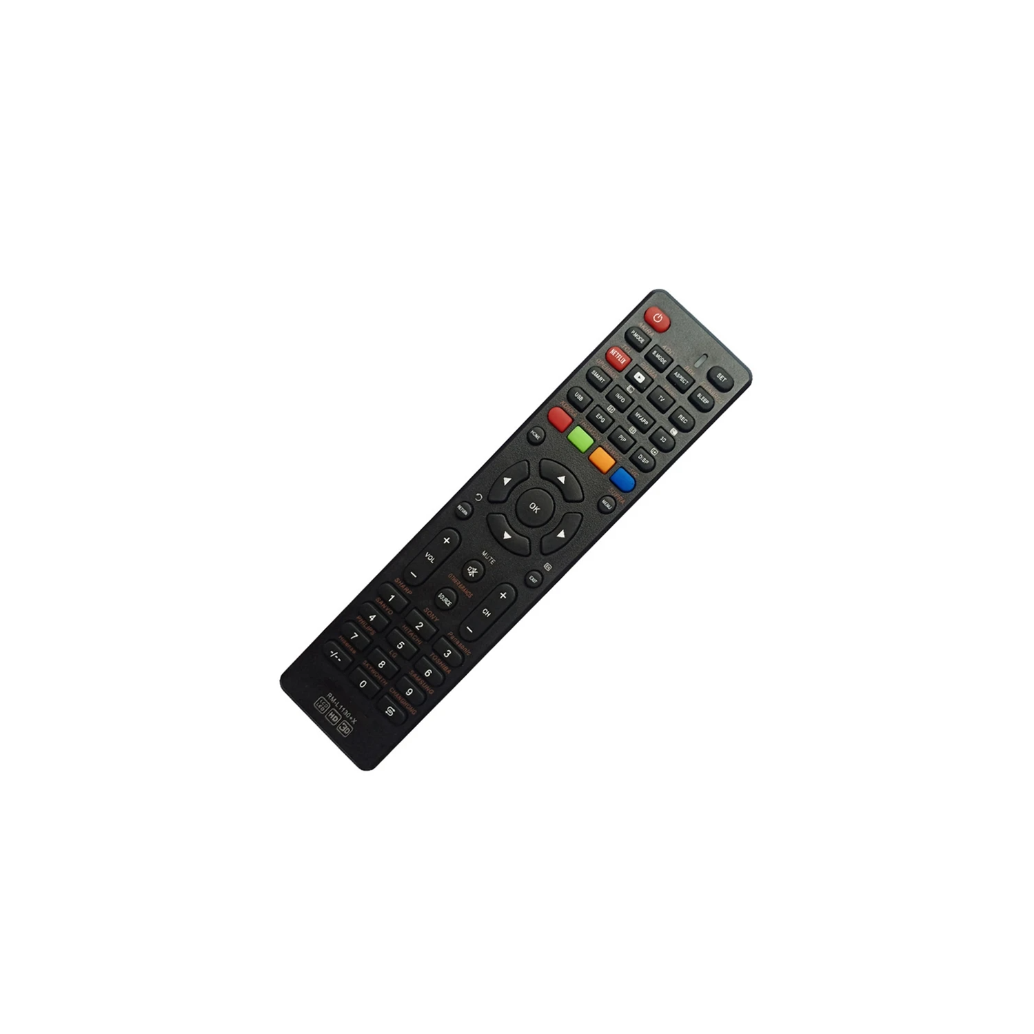 RM-L1130 +X TV Remote Control Universal pour AKIRA AOC BBK ELENBREG PRIMA OPENBOX THOMSON DAEWOO JVC Smart TV