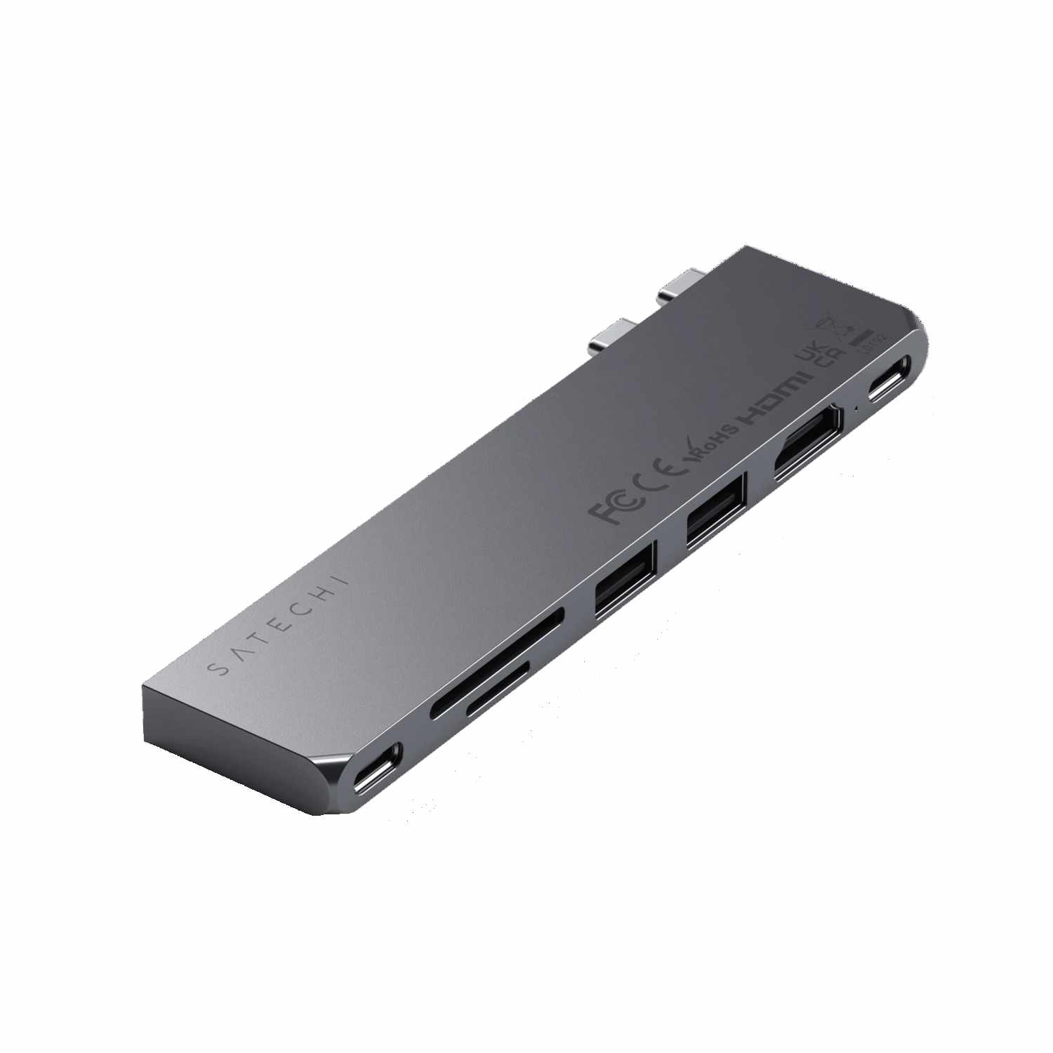 Satechi USB-C Pro Hub Slim Adapter | Space Gray