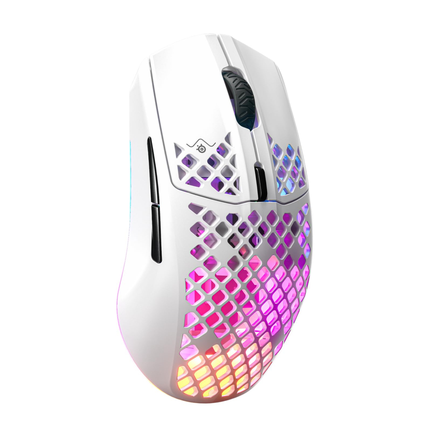 SteelSeries Aerox 3 Wireless - Holey RGB Gaming Mouse - Ultra-lightweight Water Resistant Design - 18K DPI TrueMove