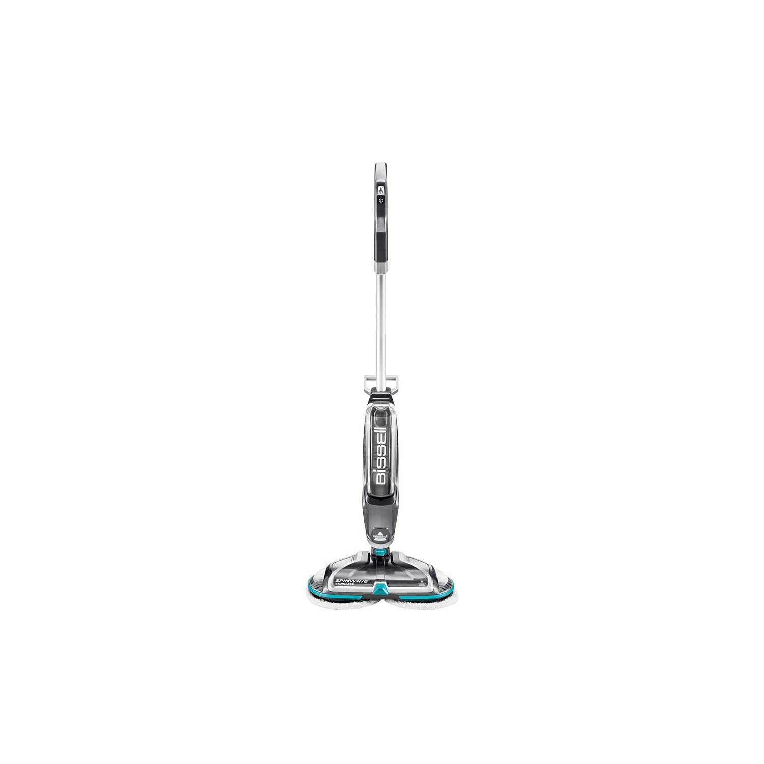Bissell 18V Cordless Spinwave Hard Floor Mop 2315B - quiet operation for upto 20 minutes, Grey and Blue