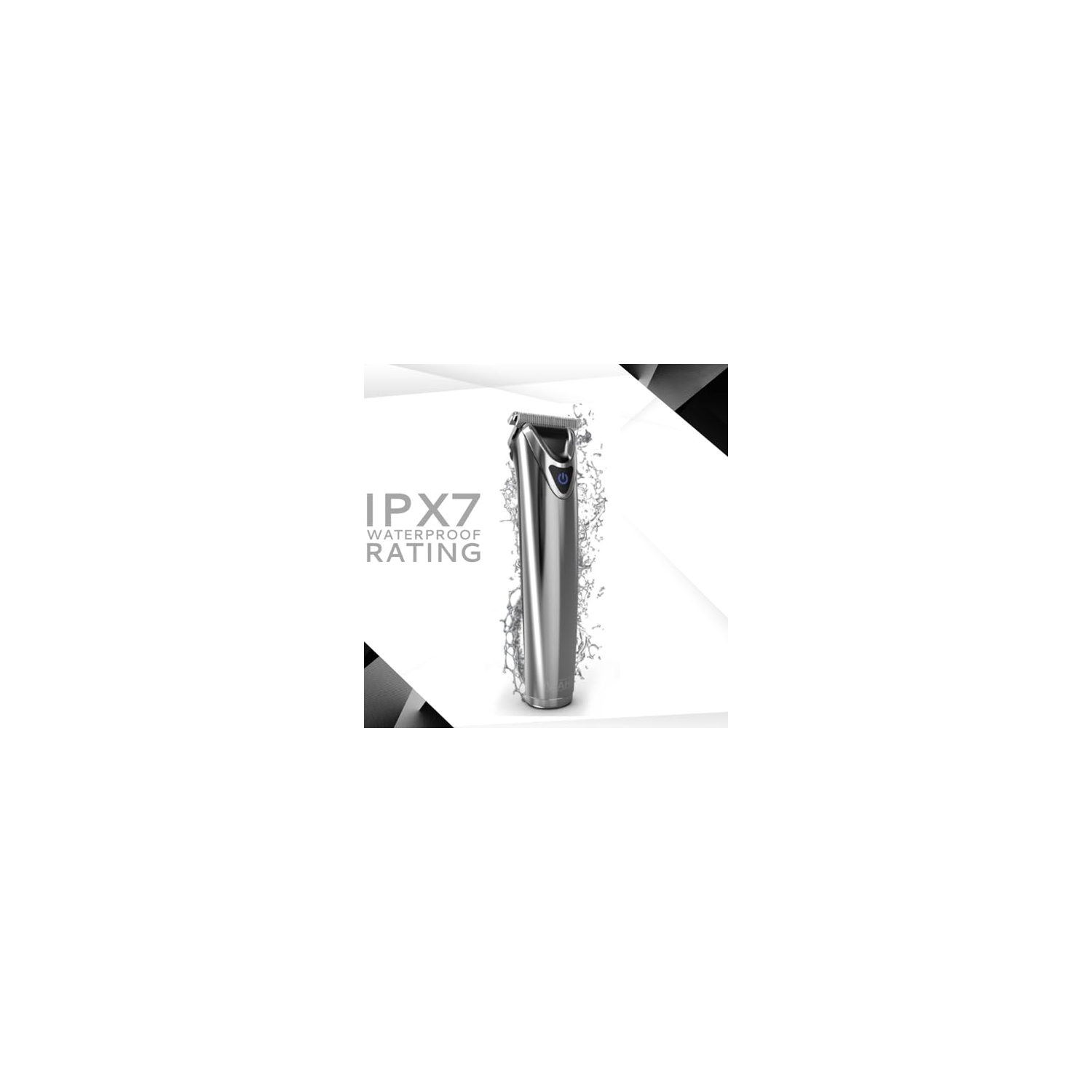 Tondeuse tout-en-un en acier inoxydable au lithium-ion de WAHL Canada avec tête de tondeuse à lame en T.