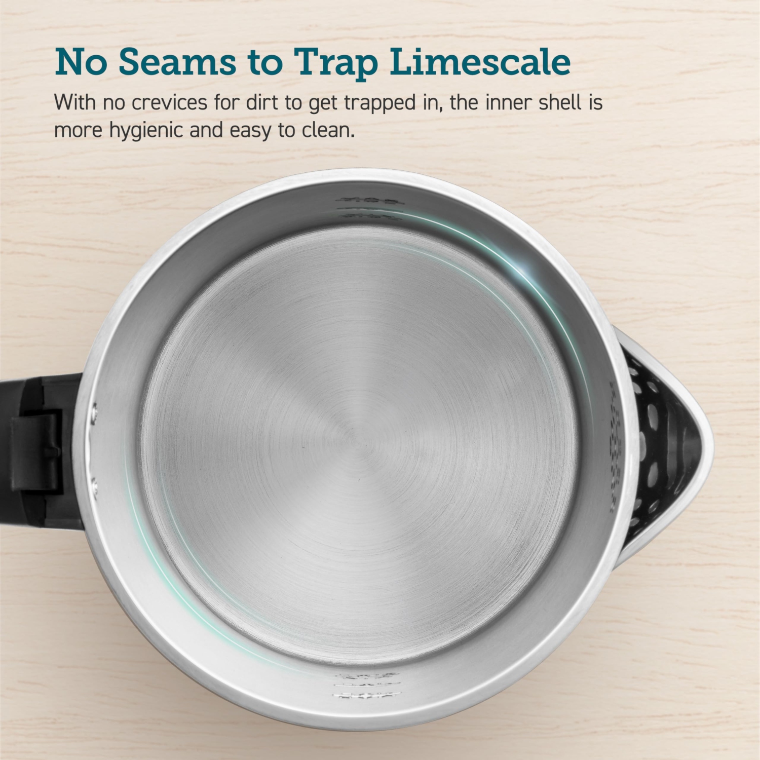 COSORI Electric Kettle Stainless Steel, Cordless,1500W Fast Boiling Water, Auto Shut-Off & Boil-Dry Protection