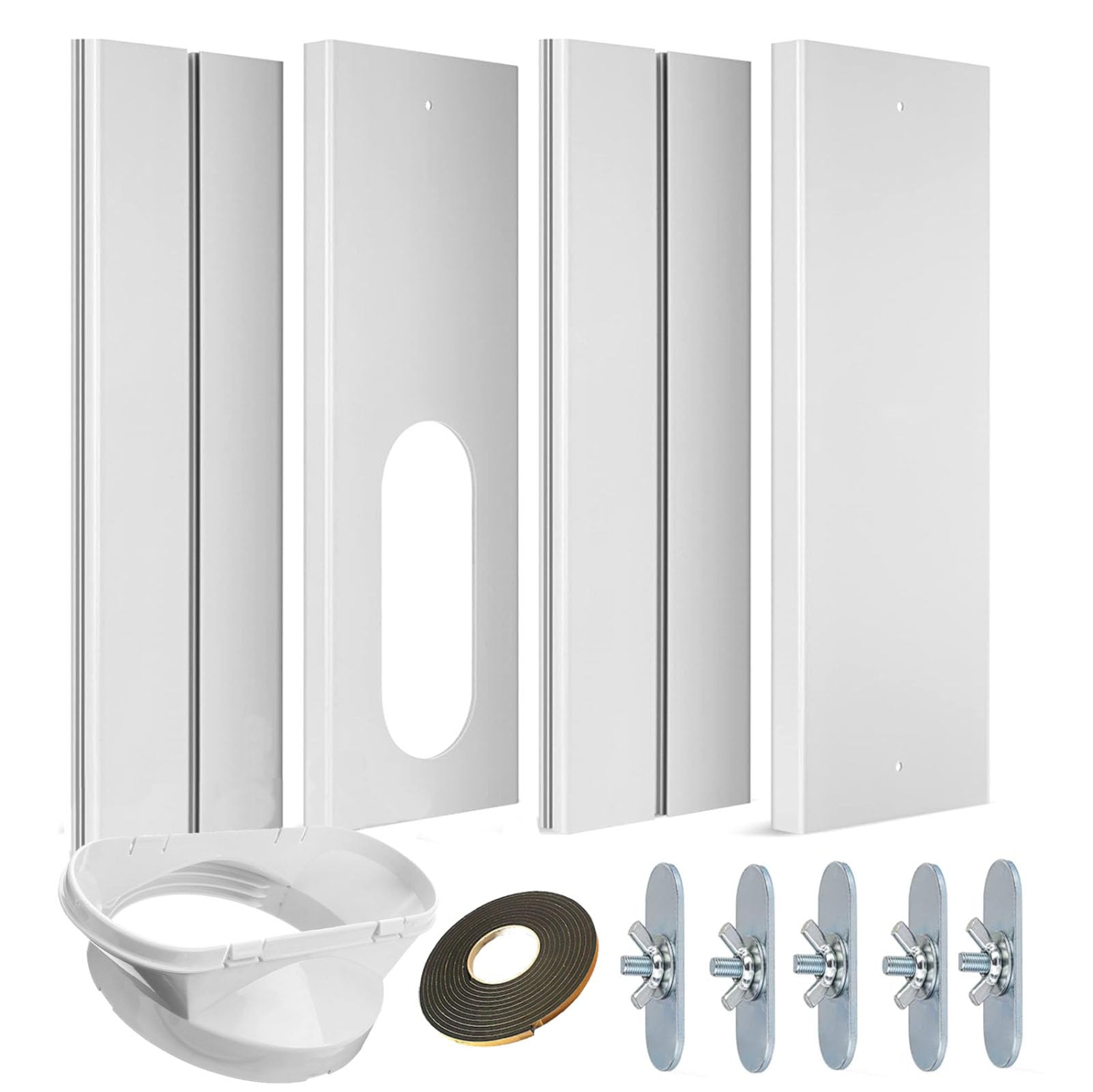 gulrear Portable Air Conditioner Window Vent Kit, Window Slide Kit Plate for Portable Air Conditioner