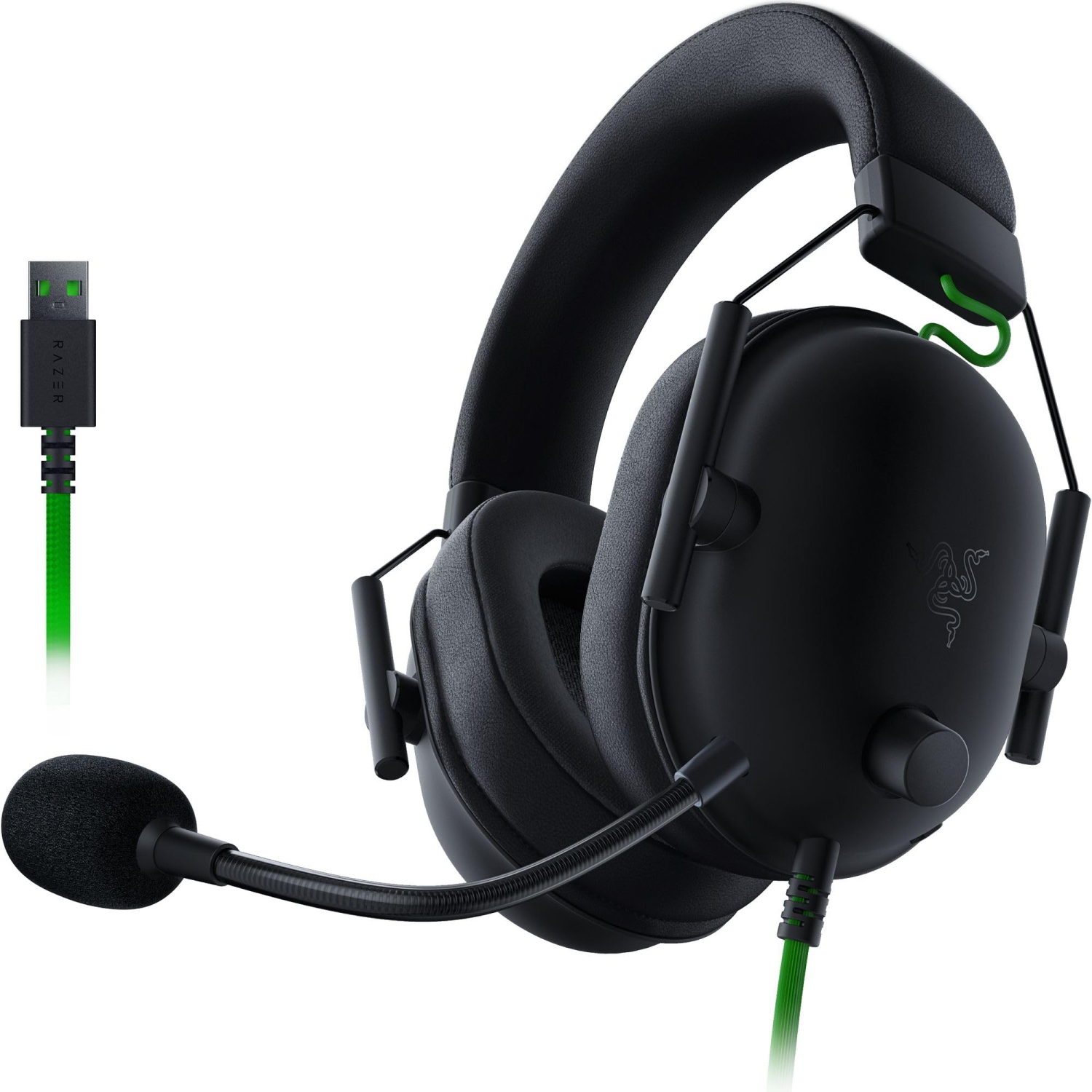 Razer BlackShark V2 X USB Wired Esports Gaming Headset: 7.1 Surround Sound - 50mm Drivers - 240g Lightweight Build