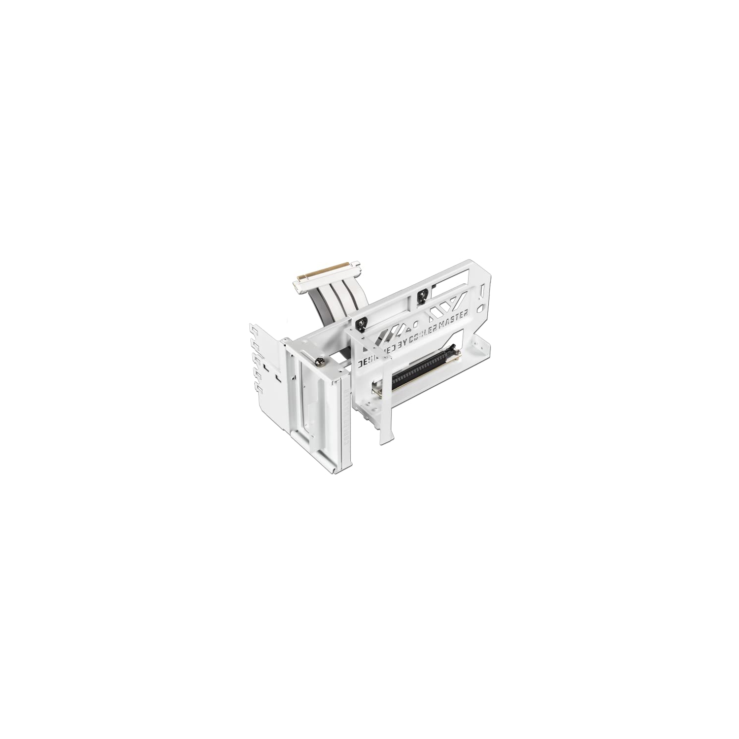 Cooler Master – Trousse de porte-cartes graphiques vertical MasterAccessory V3, blanc, avec câble élévateur de qualité supérieure PCI-E 4,0