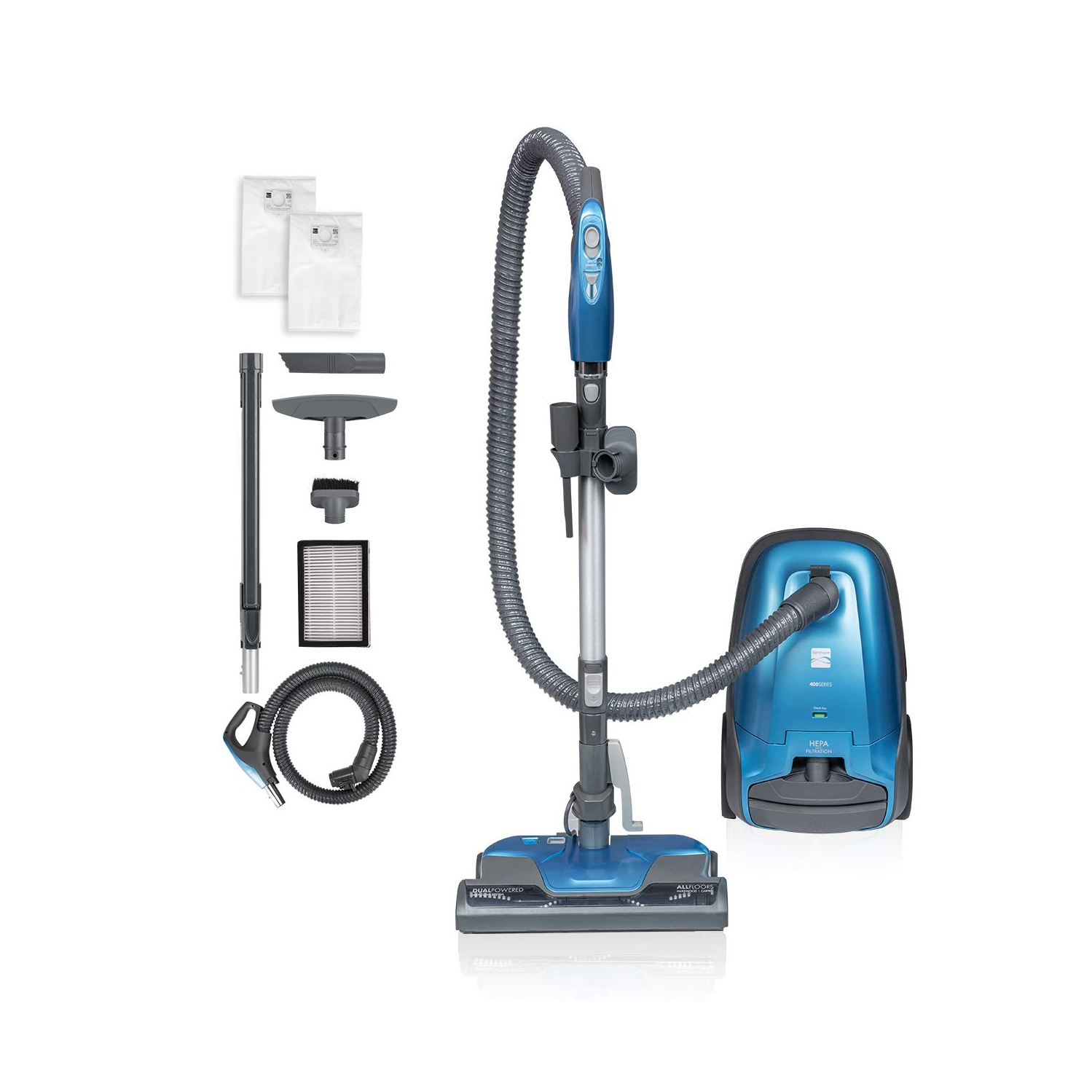 Kenmore Pet Friendly Lightweight Bagged Canister Vacuum Cleaner with Extended Telescoping Wand