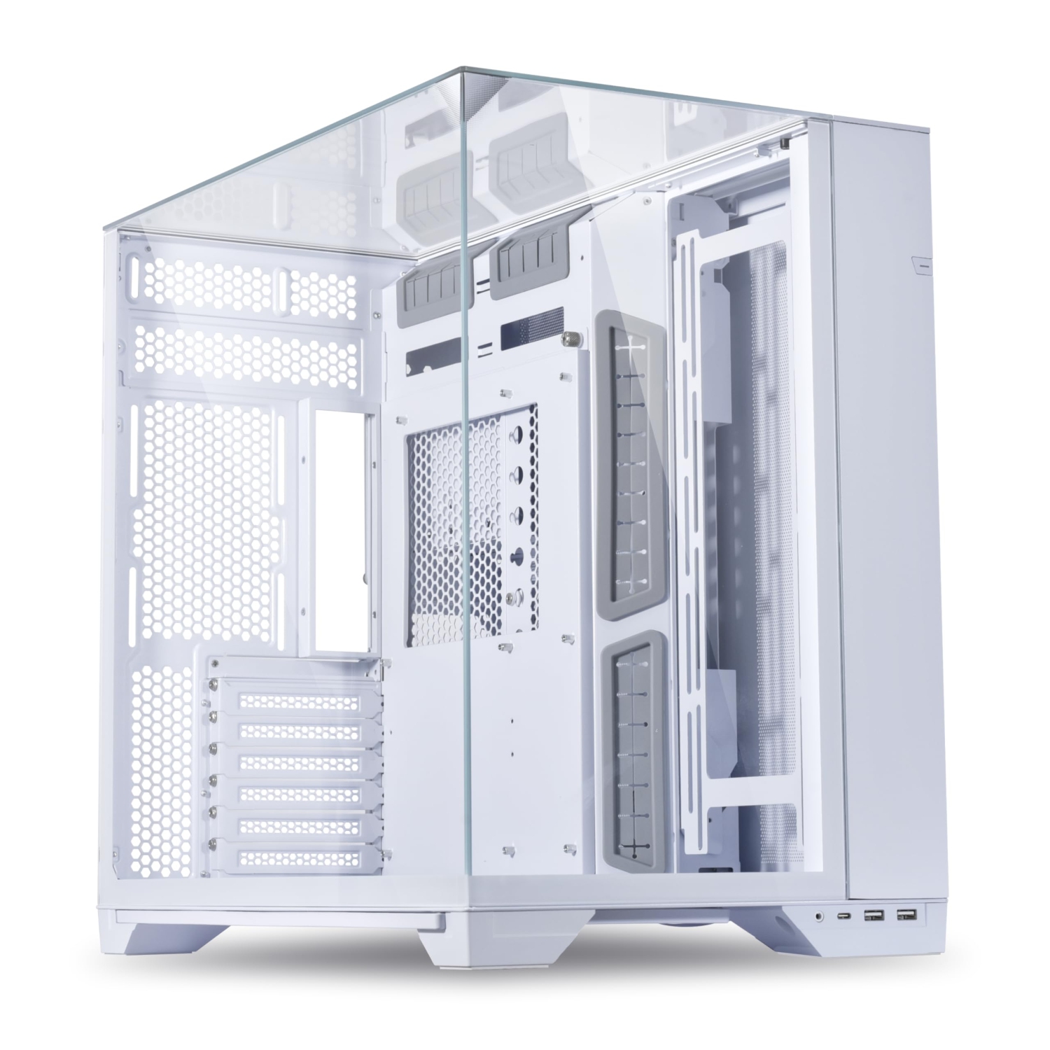 Lian Li O11 Vision -Three Sided Tempered Glass Panels - Dual-Chamber ATX Mid Tower - Up to 2 x 360mm Radiators