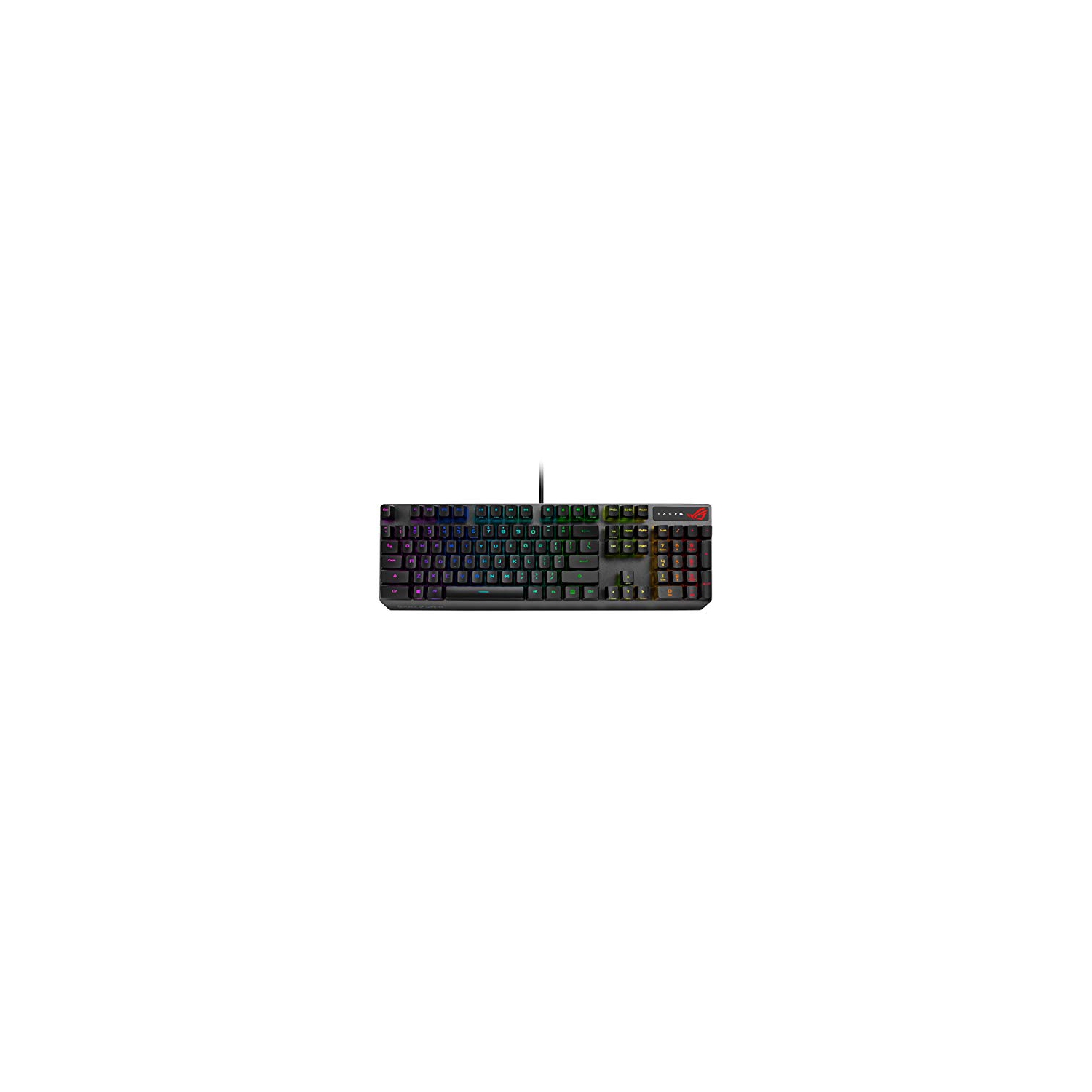 ASUS Mechanical Gaming Keyboard - ROG Strix Scope RX | Red Optical Mechanical Switches | USB 2.0 Passthrough