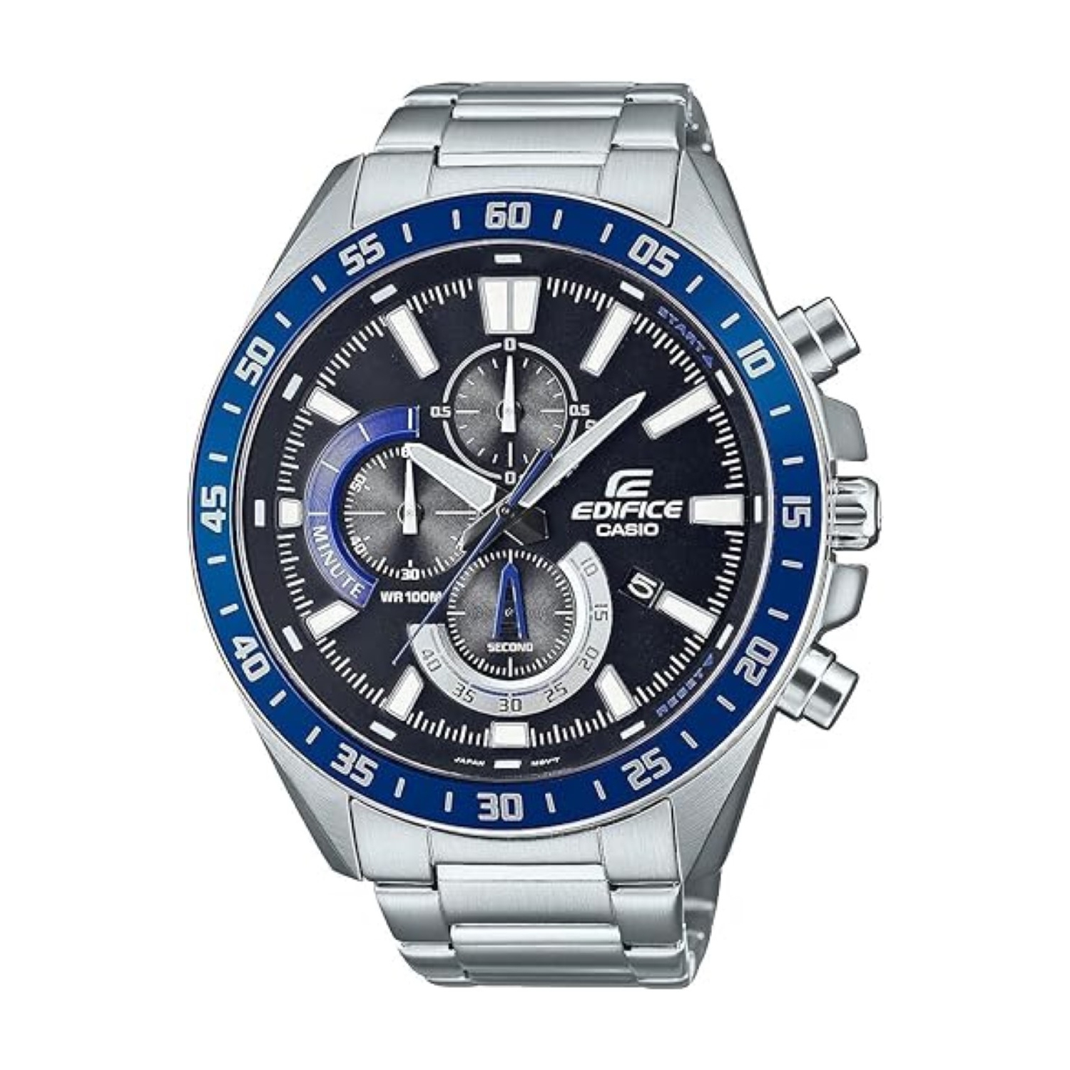 Casio Men's Quartz Sport Watch with Stainless Steel Strap, Silver-Tone, 22 (Model: EFV620D-1A2V), TBA, TBA, Chronograph