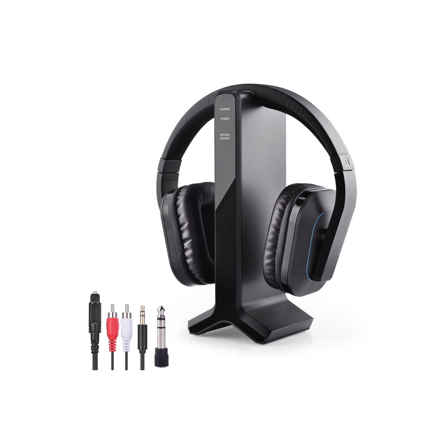 Avantree HT280 Wireless Headphones for TV Watching with 2.4G RF Transmitter Charging Dock, Digital Optical System, High Volume Headset Ideal for