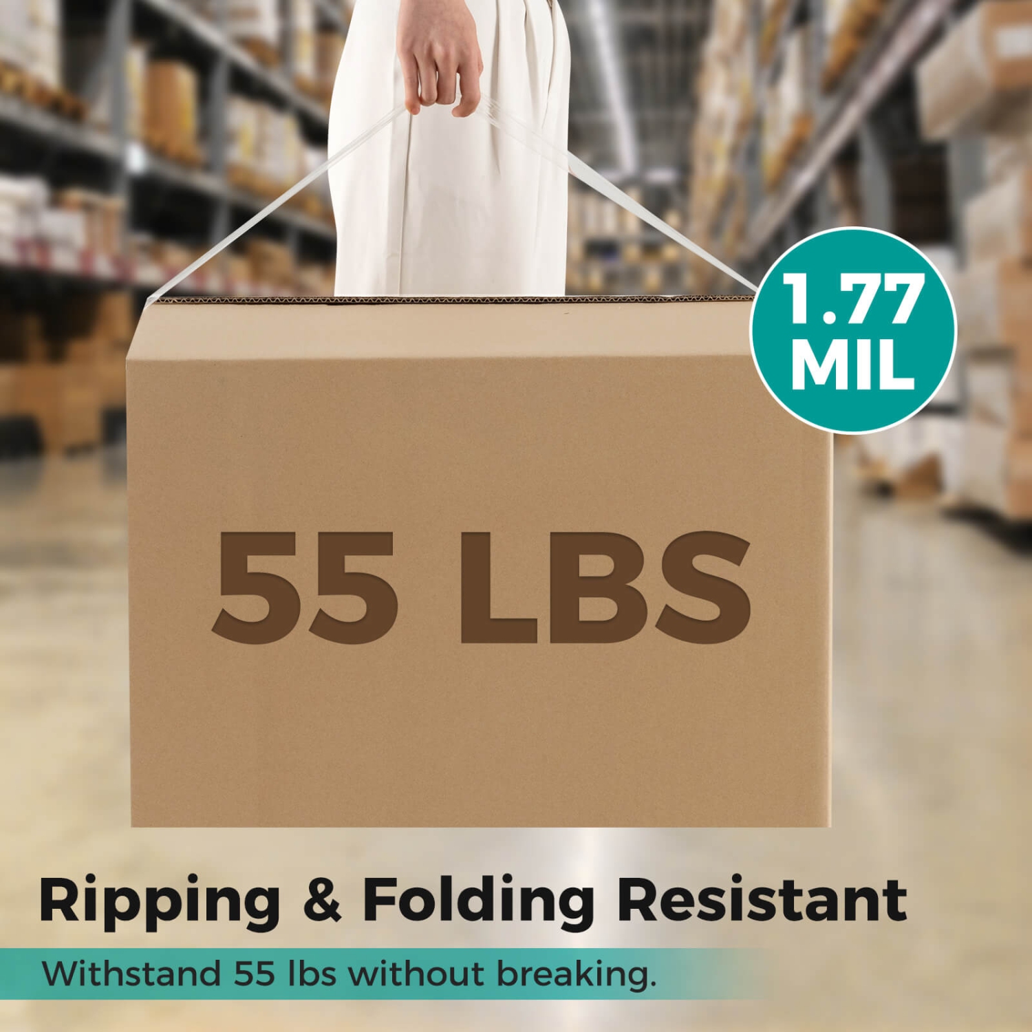 Costway 72 Rolls Heavy Duty Clear Packaging Tape with 1.89" Wide, 65.6 Yard Per Roll