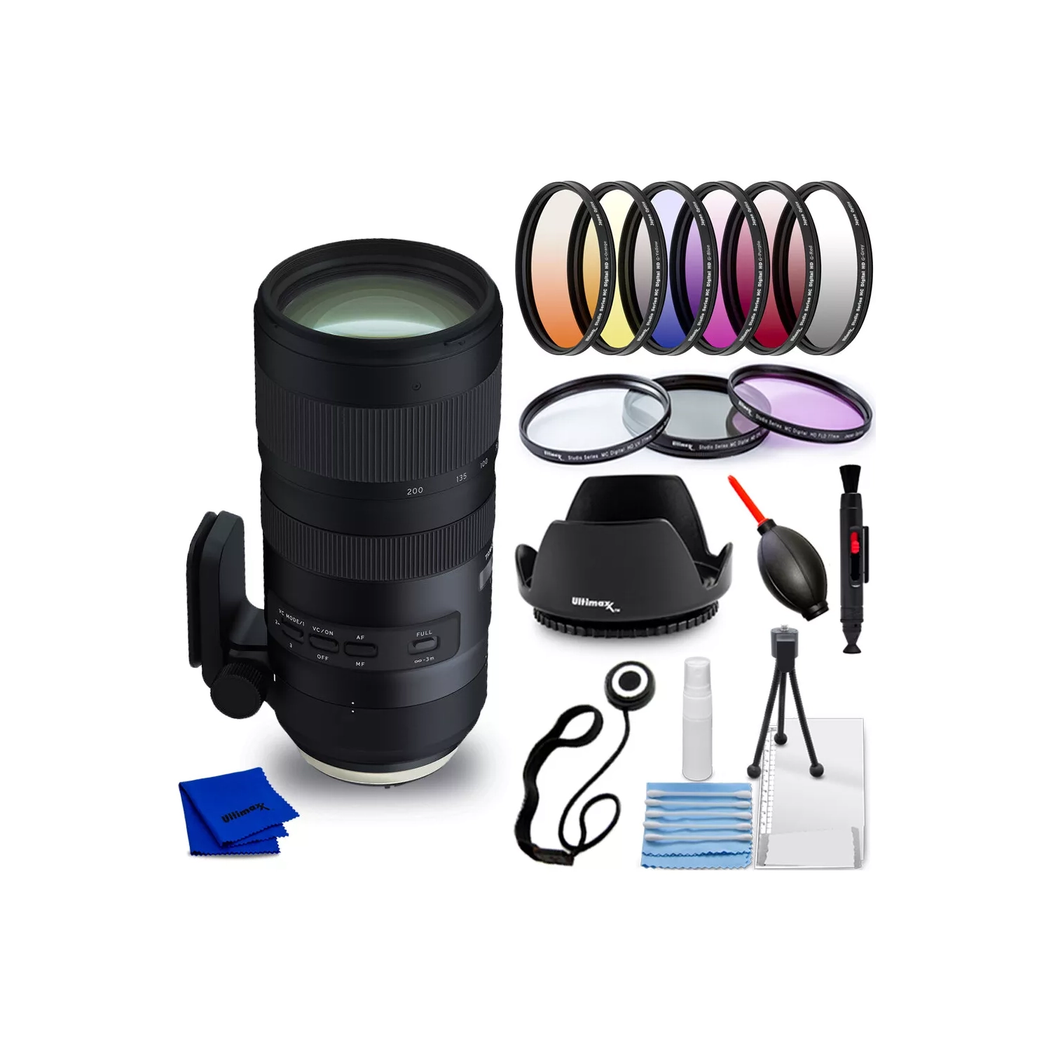 Tamron 50-400mm f/4.5-6.3 Di III VC VXD Lens for Sony E A067S - Accessory Bundle