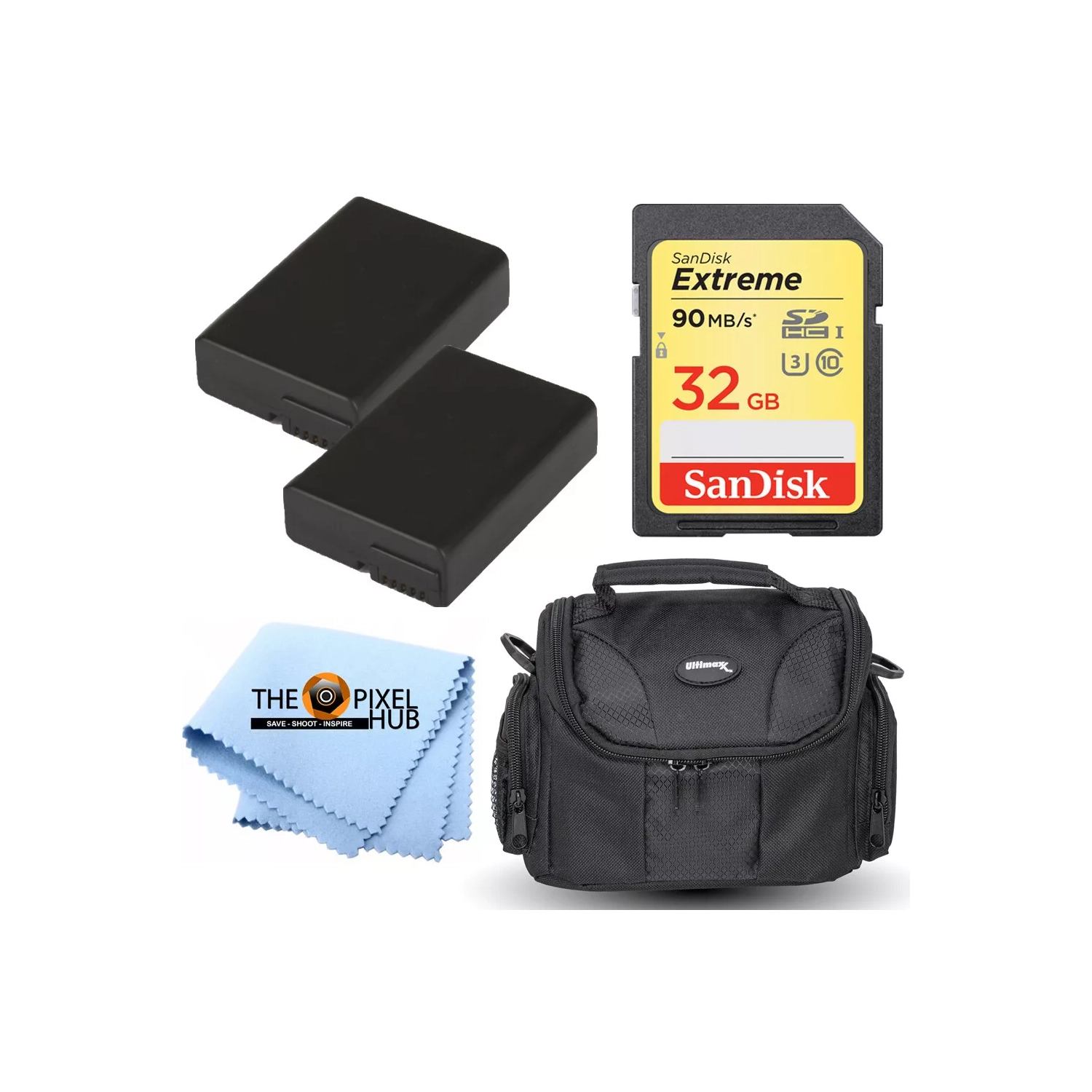 Battery Accessory Bundle Kit for Nikon D3200 D3400 D3500 D5100 D5200 D5300 D5600