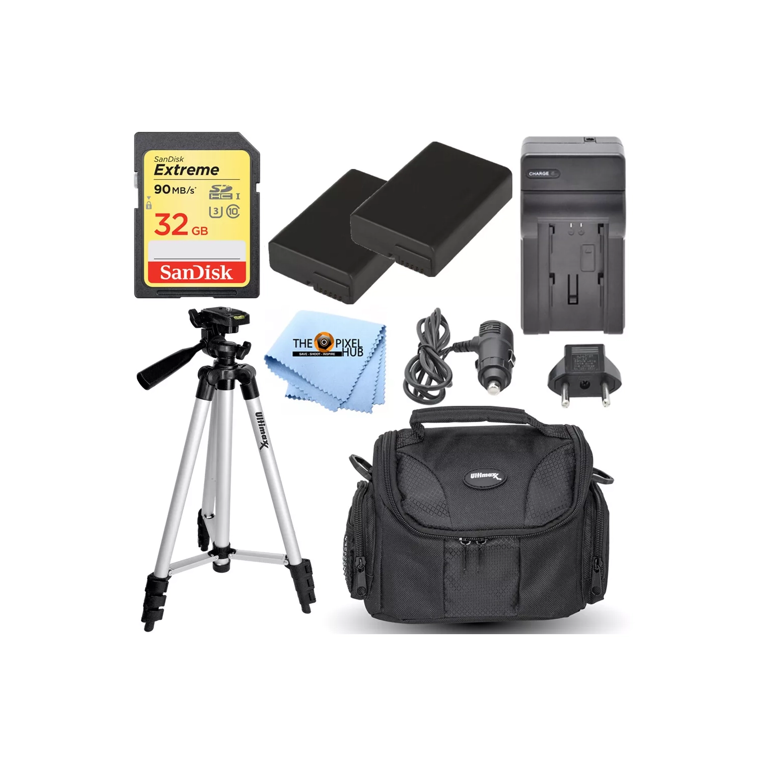 Accessory Bundle with Tripod for Nikon D3400 D3500 D5100 D5200 D5300 D5500 D5600