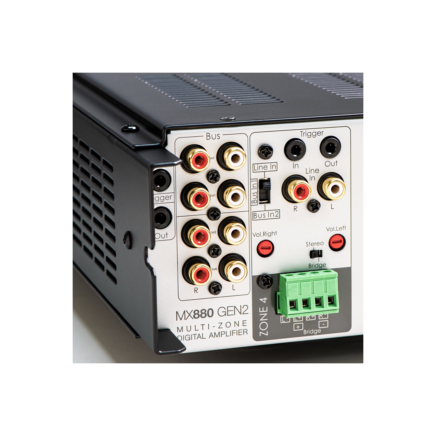 Amplificateur de puissance multipièce OSD à MX880 4 zones et 8 canaux