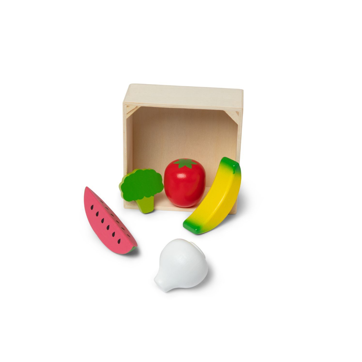 Jeu de groupes alimentaires en bois - fruits et légumes