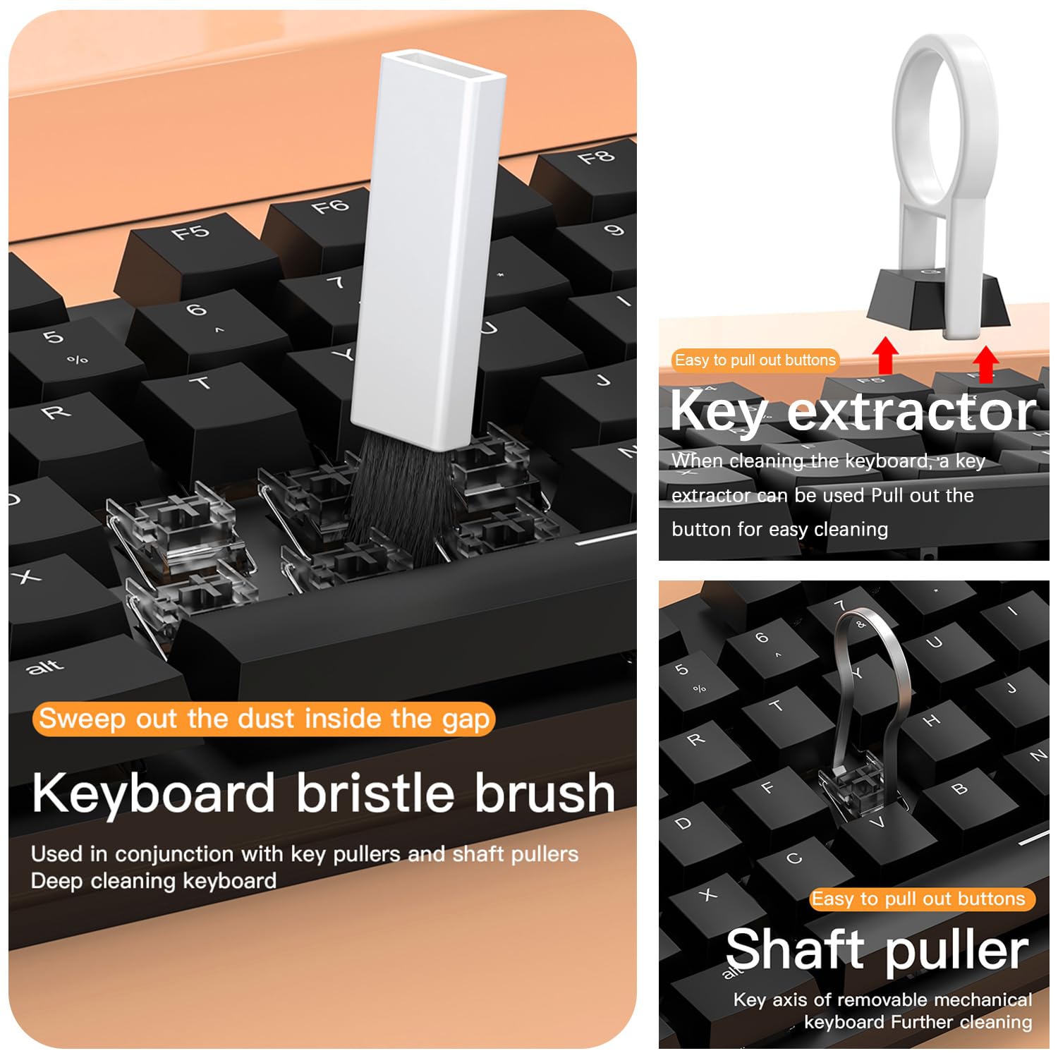 20 in 1 Electronic Cleaner Kit, Multifunctional Cleaning Kit for Airpods pro,Phone, Laptop, Camera, Keyboard,Keyboard Cleaner with Dust Air Blown and