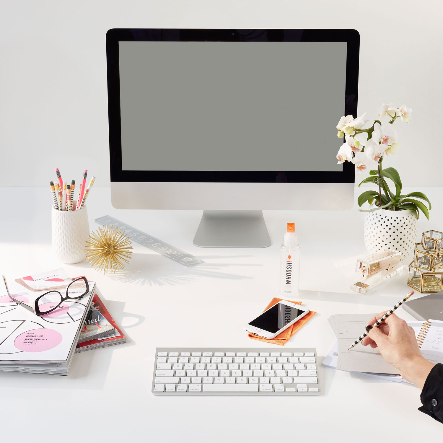 Vaporisateur de nettoyant 3,4 oz/100 ml Screen Shine Go XL de Whoosh! avec chiffon en microfibre