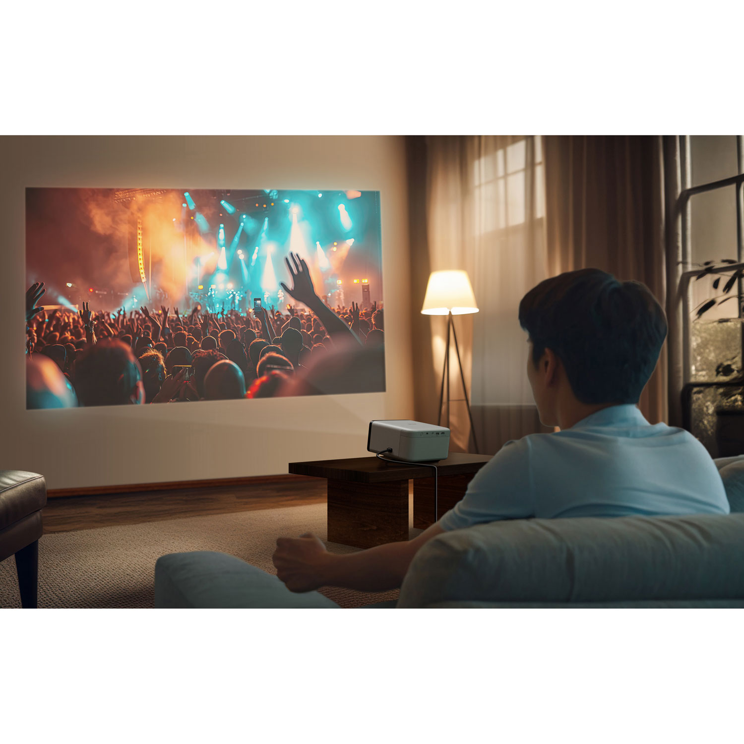 Mini projecteur de jeu laser intelligent EpiqVision EF21 d'Epson