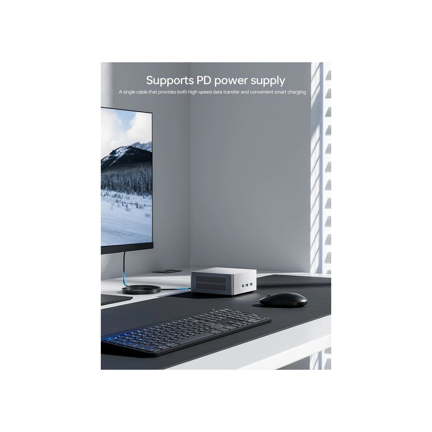 Mini PC UN1290, Intel Core i9-12900HK 14C/20T, Up to 5.0GHz, 32GB RAM, 1TB PCIe 4.0 SSD, 2.5G LAN, HDMI/USB-C/DP1.4, 5 USB Ports, WiFi 6, BT 5.2