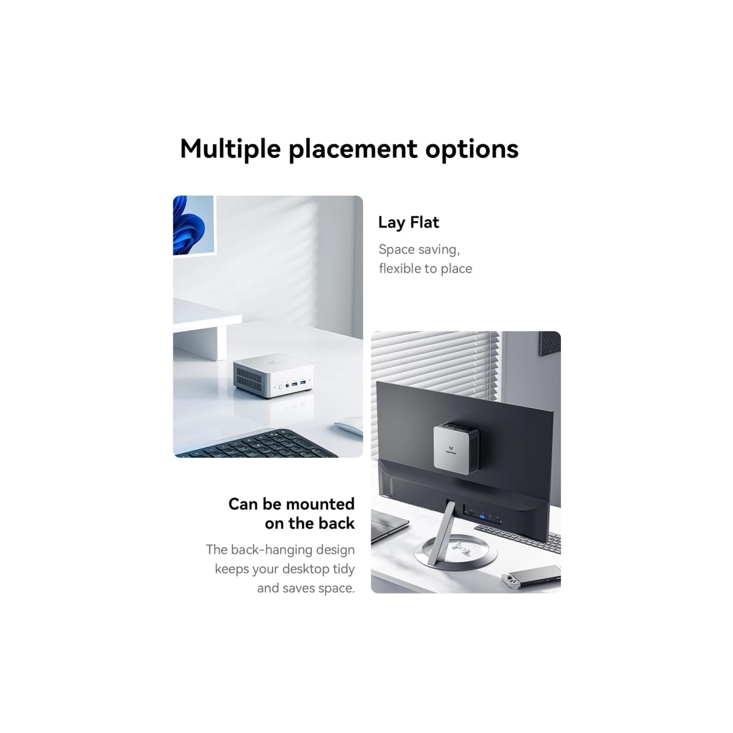 Mini PC UN1290, Intel Core i9-12900HK 14C/20T, Up to 5.0GHz, 32GB RAM, 1TB PCIe 4.0 SSD, 2.5G LAN, HDMI/USB-C/DP1.4, 5 USB Ports, WiFi 6, BT 5.2