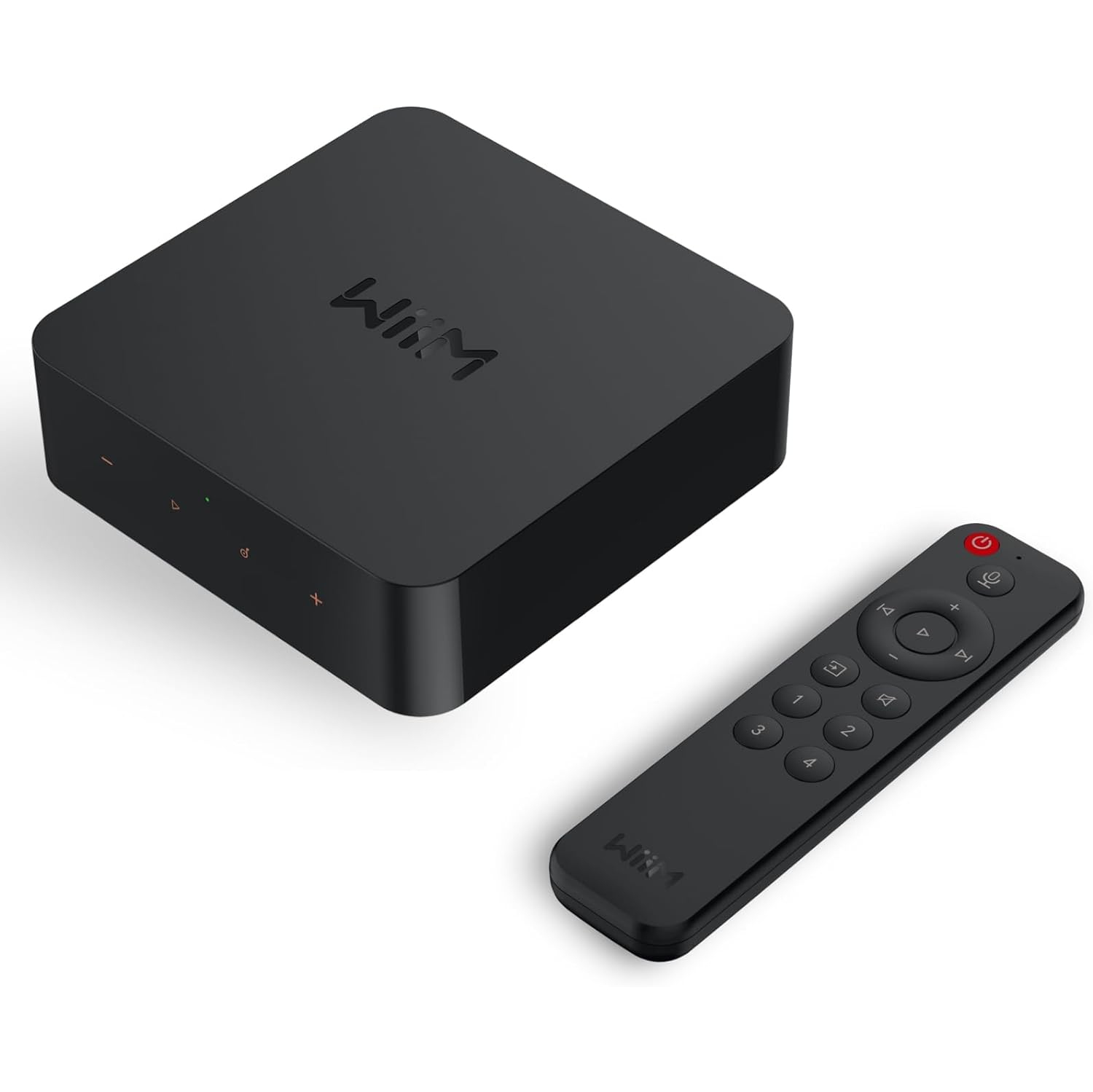 WiiM Pro Plus AirPlay 2 Receiver, Chromecast Audio, Multiroom Streamer with Premium AKM DAC, Voice Remote, Works with Alexa/Siri/Google, Amazon Music, Tidal and More