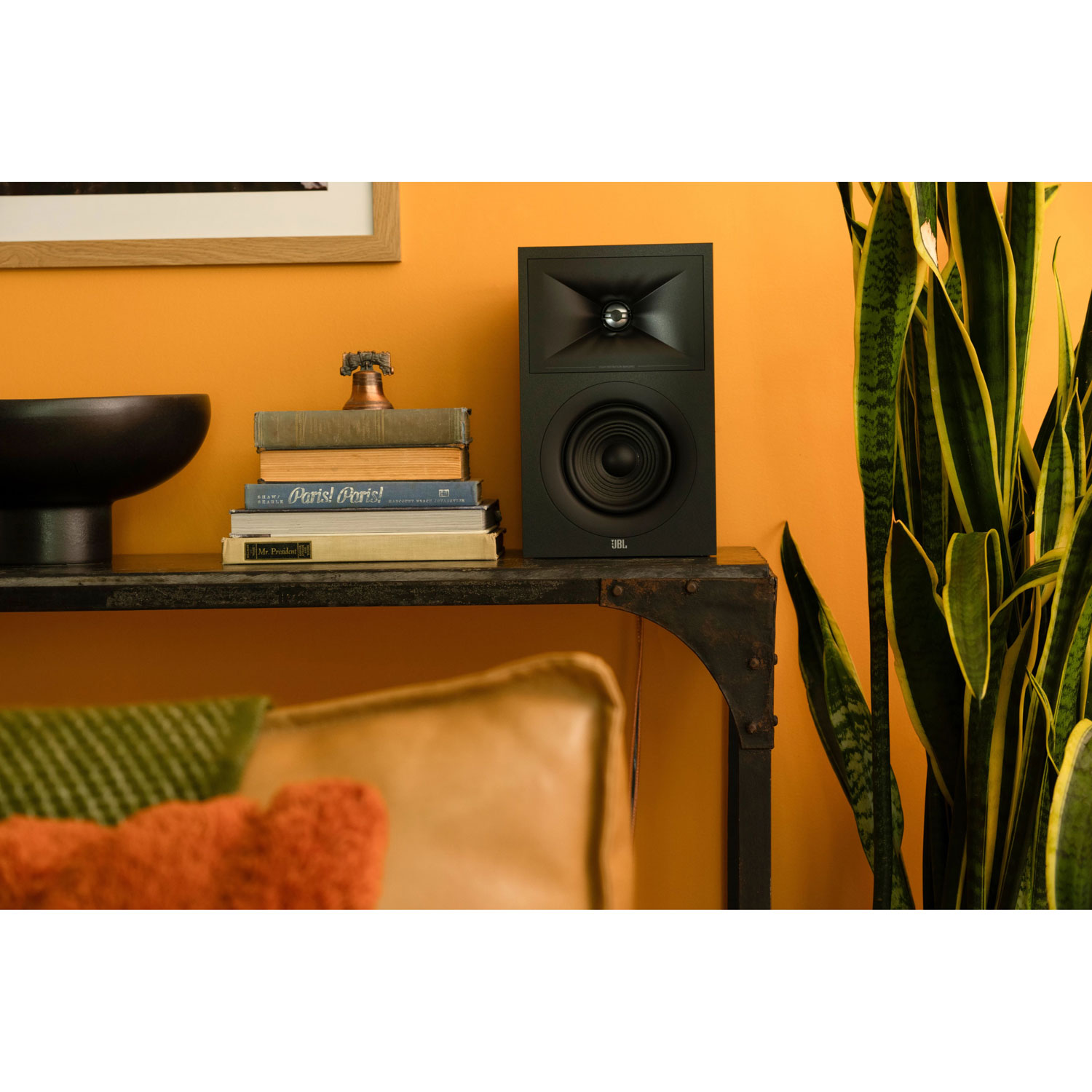 Haut-parleur d'étagère de 5,25 po Stage250B de JBL - Paire - Espresso