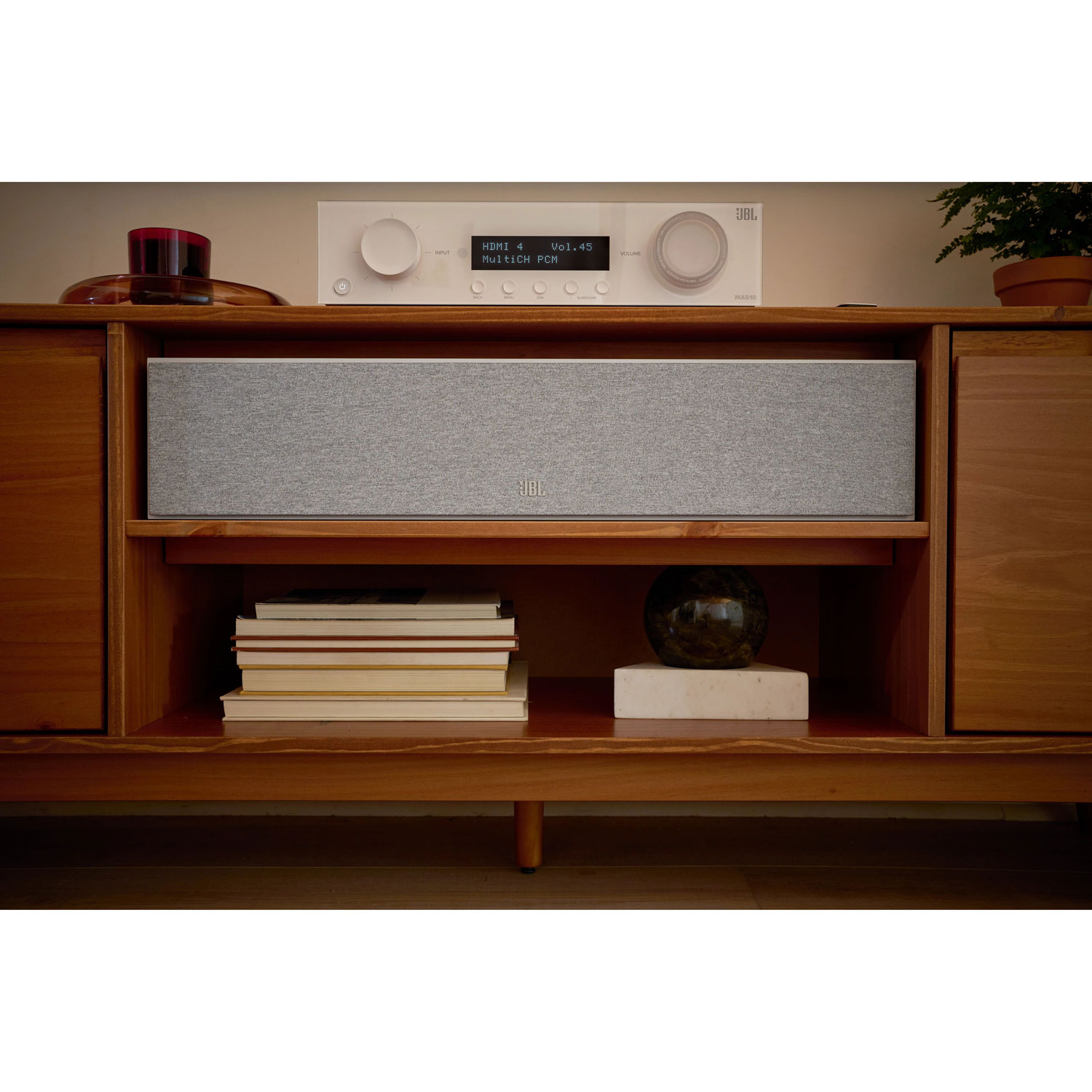 JBL Stage245C 4.5" 150-Watt 2.5-Way Center Channel Speaker - Latte