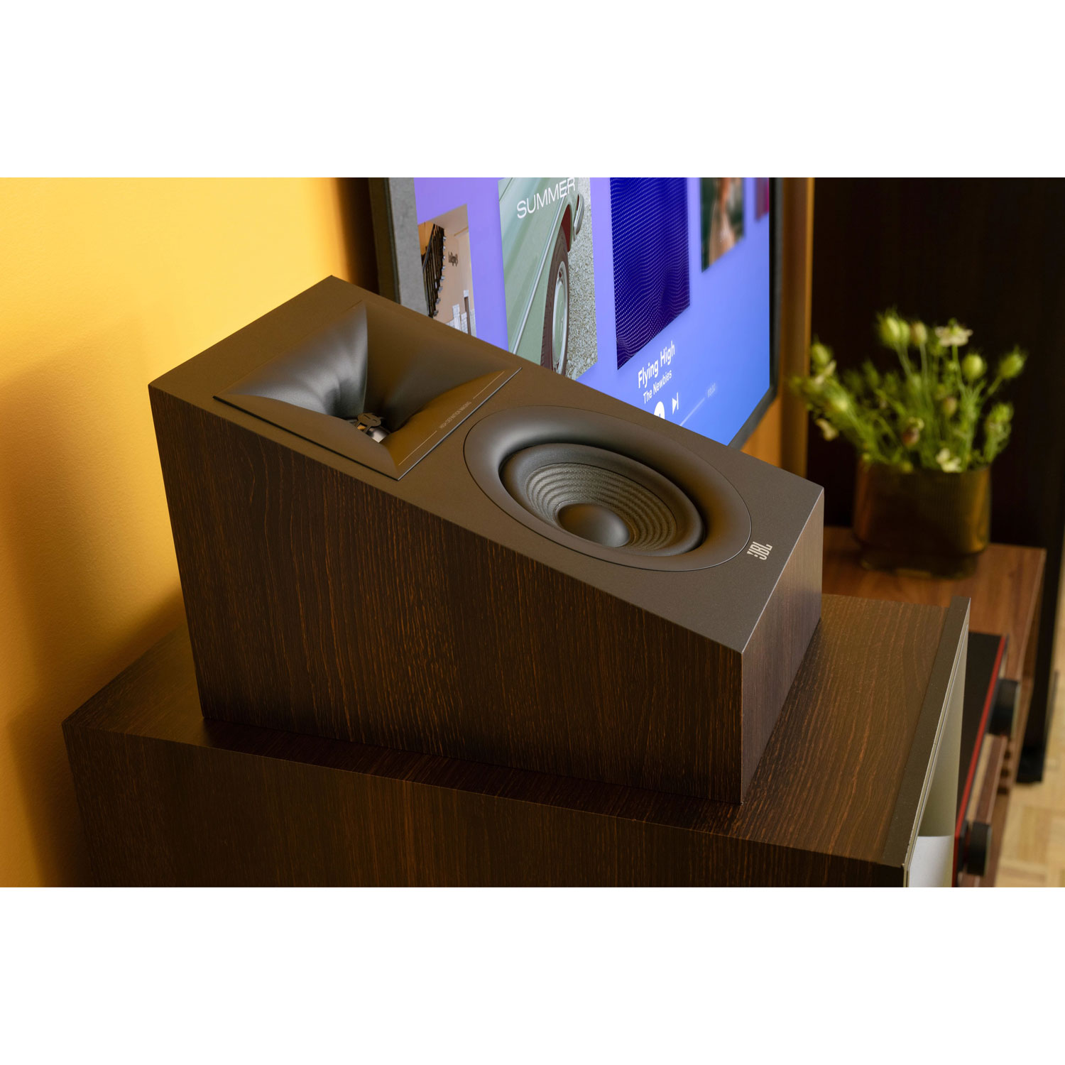 Haut-parleur d'étagère Dolby Atmos 150 W 4,5 po Stage240H de JBL - Paire - Espresso