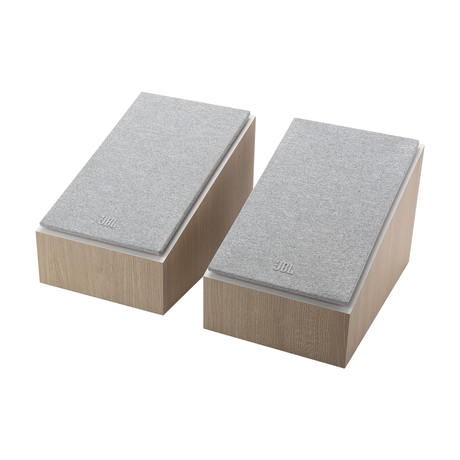 Haut-parleur d'étagère Dolby Atmos 150 W 4,5 po Stage240H de JBL - Paire - Café au lait