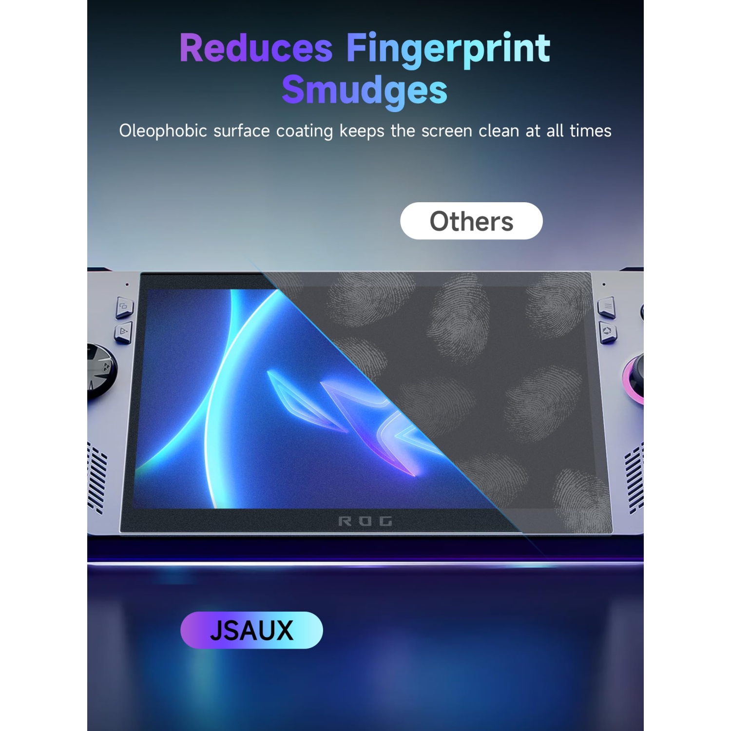 2 protecteurs d'écran Ally d'ASUS, protecteur d'écran en verre trempé antireflet 9H Hardness avec guide-cadre, protecteur d'écran antirayure 7&nbsp;po