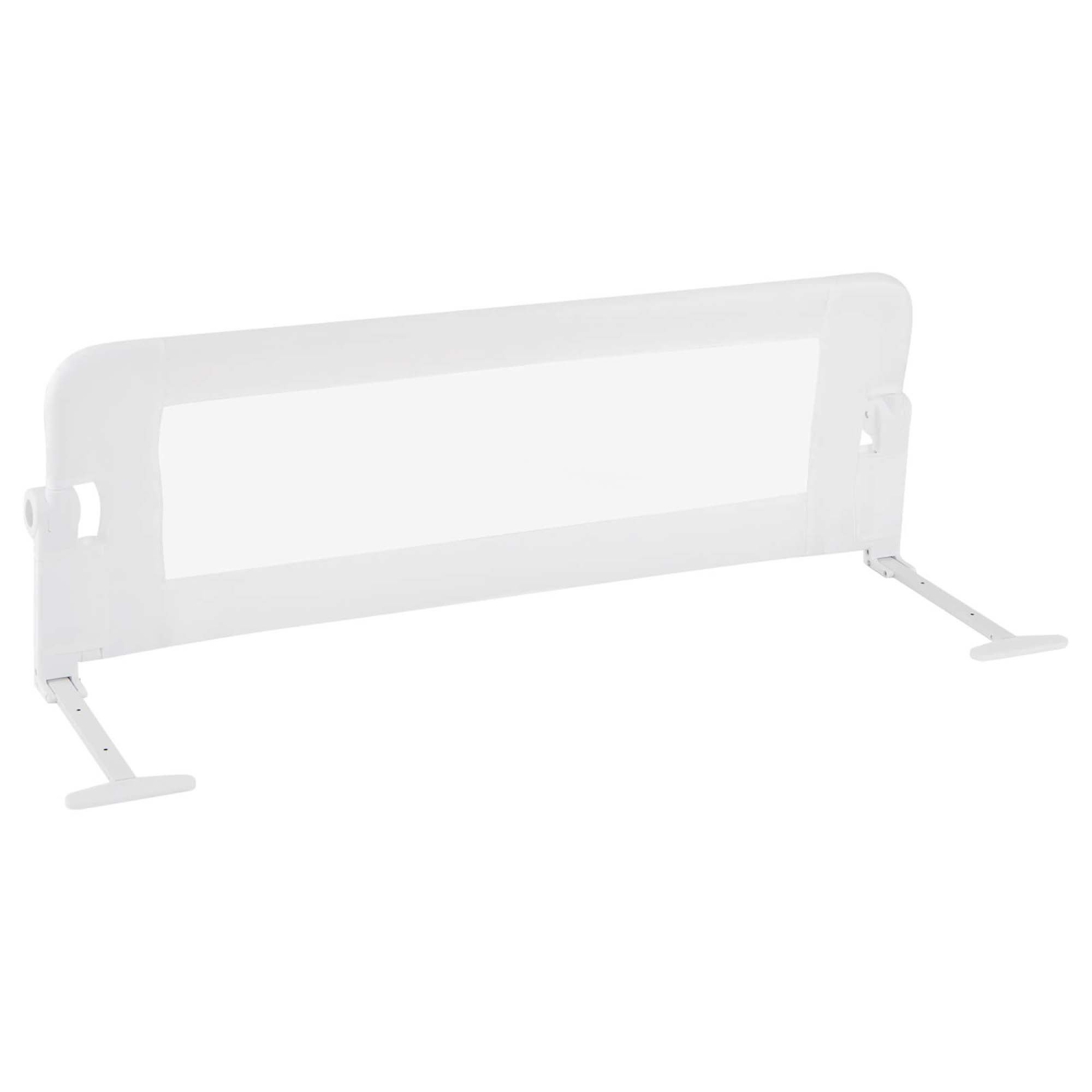 Barrière de lit pliable pour jeune enfant de 42 po 1 PCS de Costway avec courroie de sécurité réglable barrière de lit, blanc