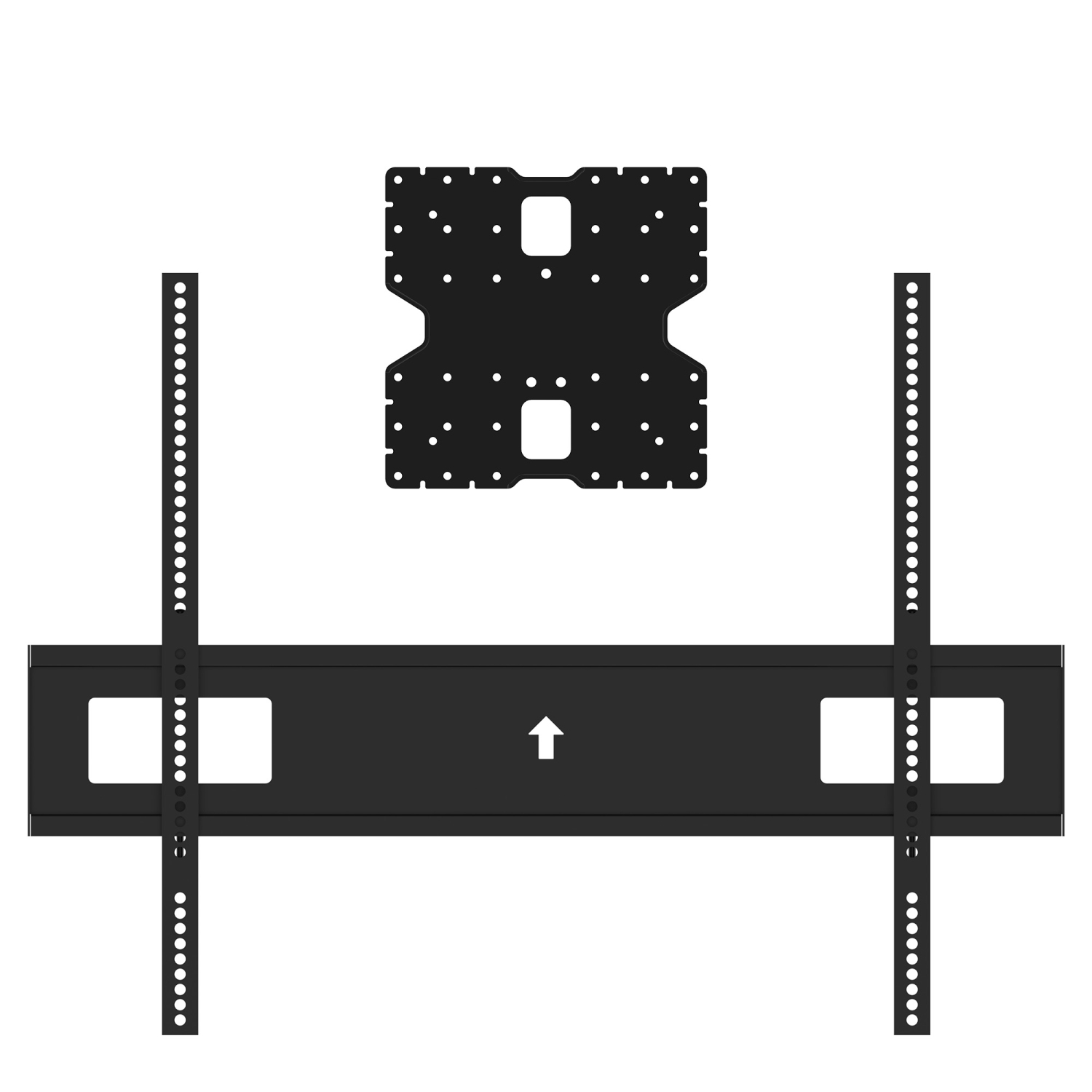 Support mural articulé encastré articulé R600 Pro Series de Kanto pour téléviseur de 65 à 90 po