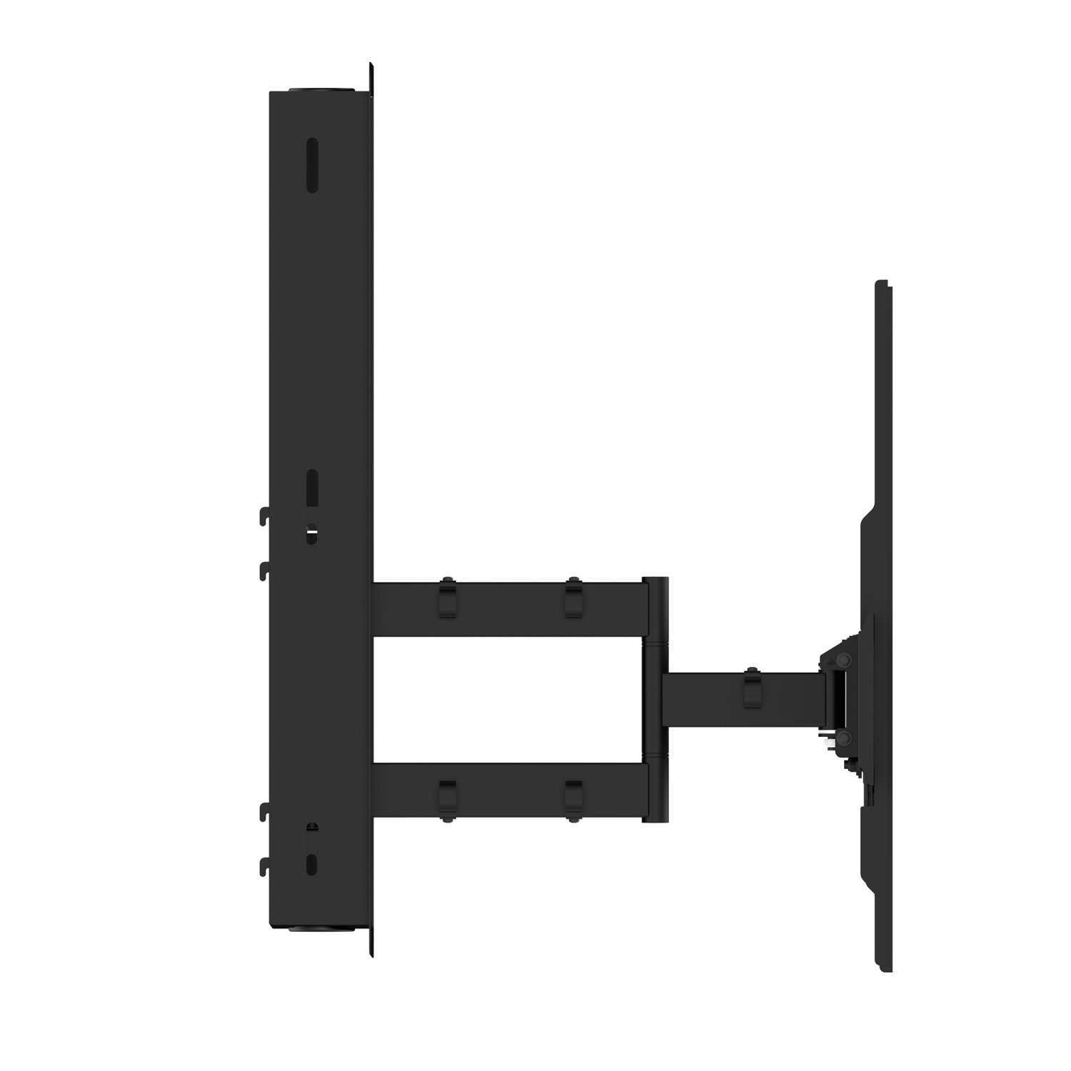 Support mural articulé encastré articulé R600 Pro Series de Kanto pour téléviseur de 65 à 90 po