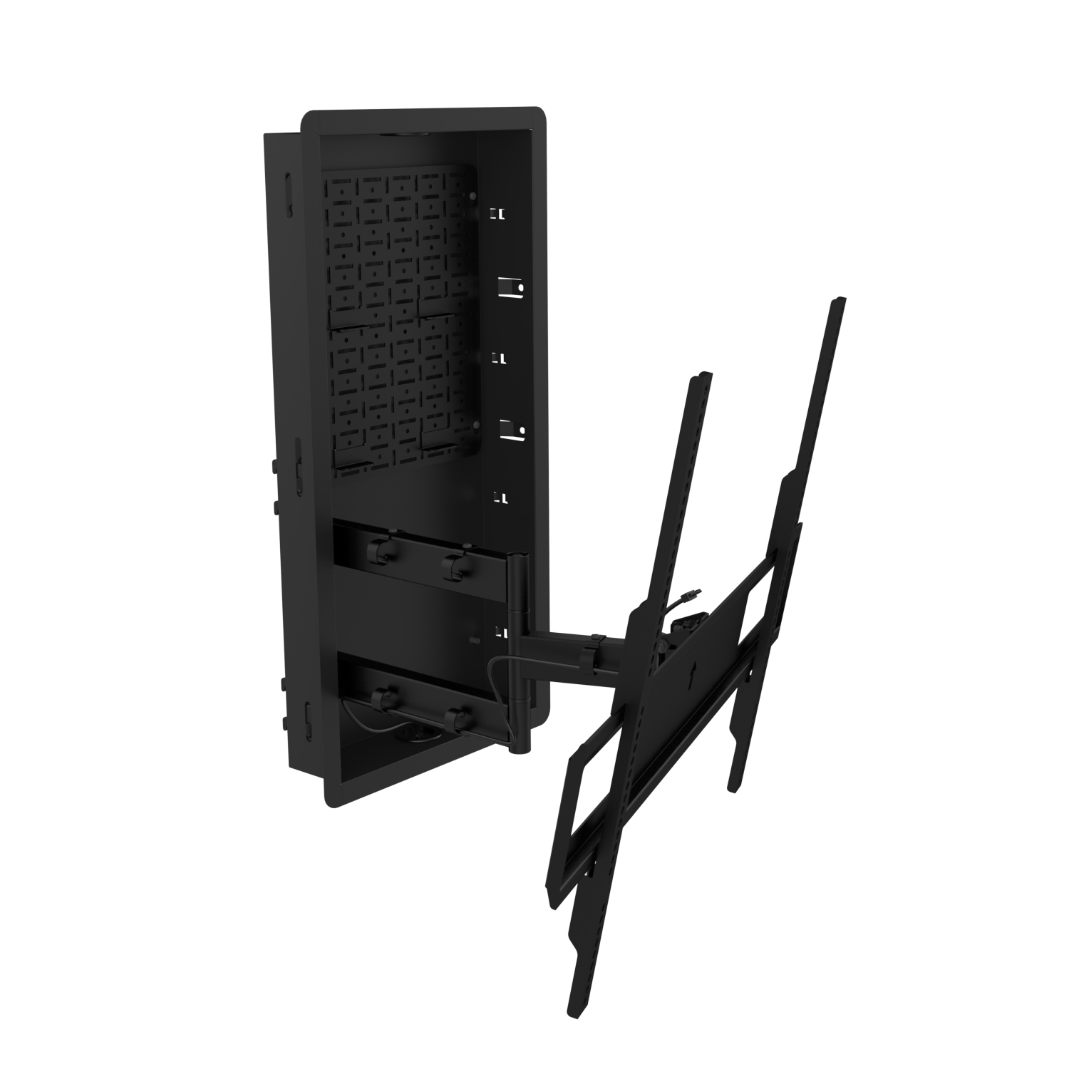 Support mural articulé encastré articulé R600 Pro Series de Kanto pour téléviseur de 65 à 90 po