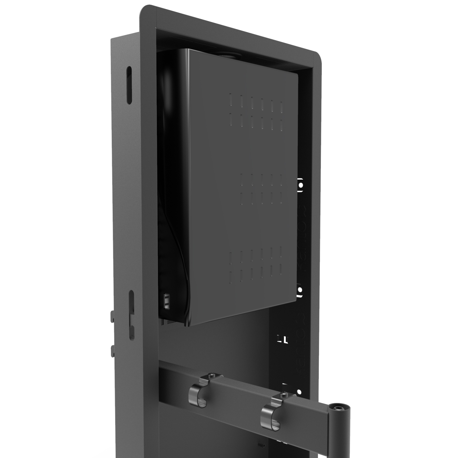 Support mural articulé encastré articulé R600 Pro Series de Kanto pour téléviseur de 65 à 90 po