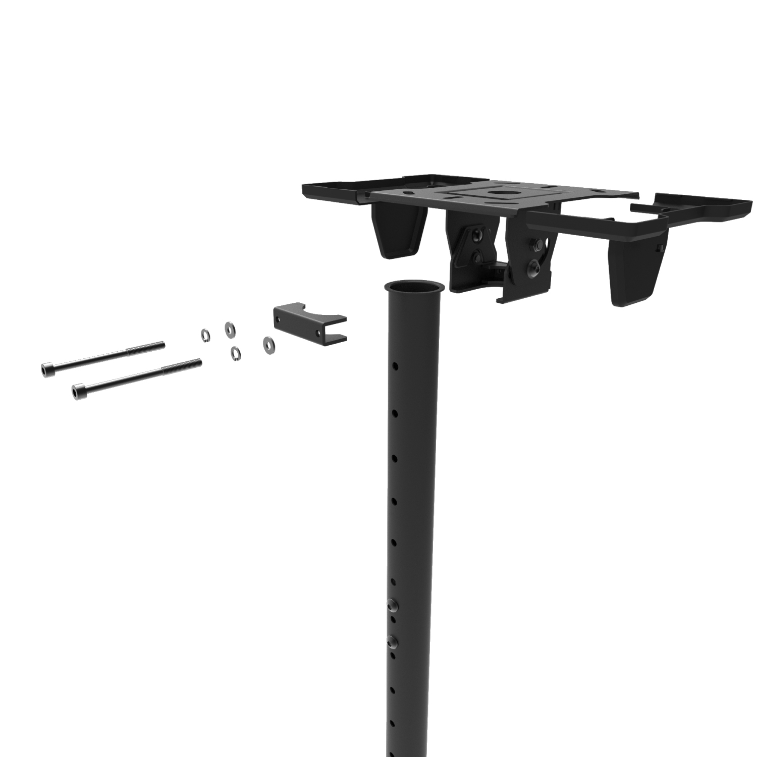 Kanto – Support de plafond pour téléviseur à deux écrans CM600BTB, dos à dos, pour téléviseurs de 40 à 80 po