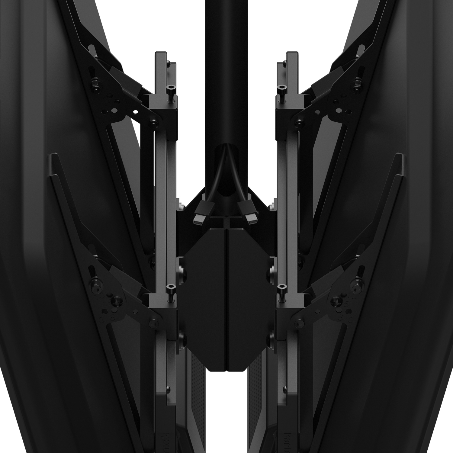 Kanto – Support de plafond pour téléviseur à deux écrans CM600BTB, dos à dos, pour téléviseurs de 40 à 80 po