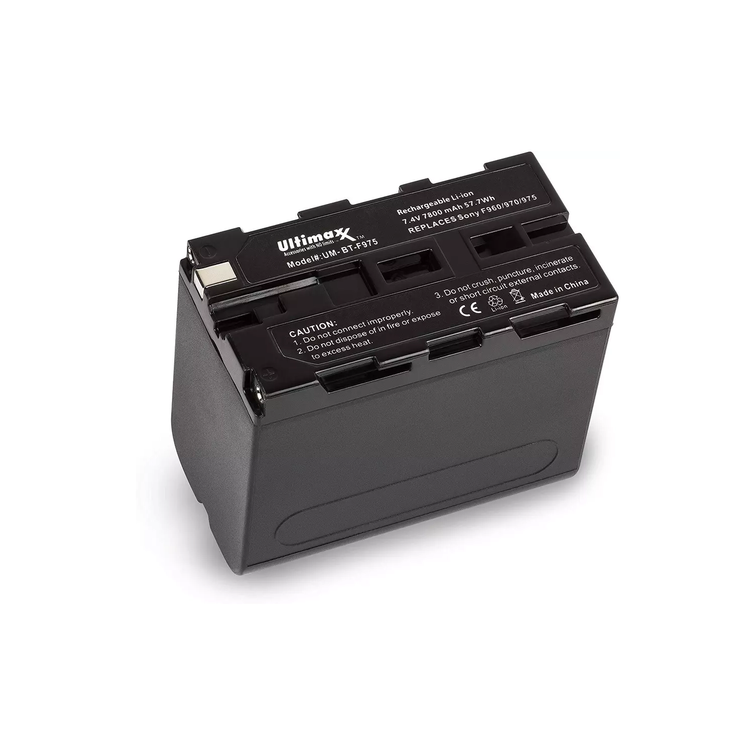 ULTIMAXX Travel Charger + Replacement battery for Sony F960/970/975 - 7800 mah