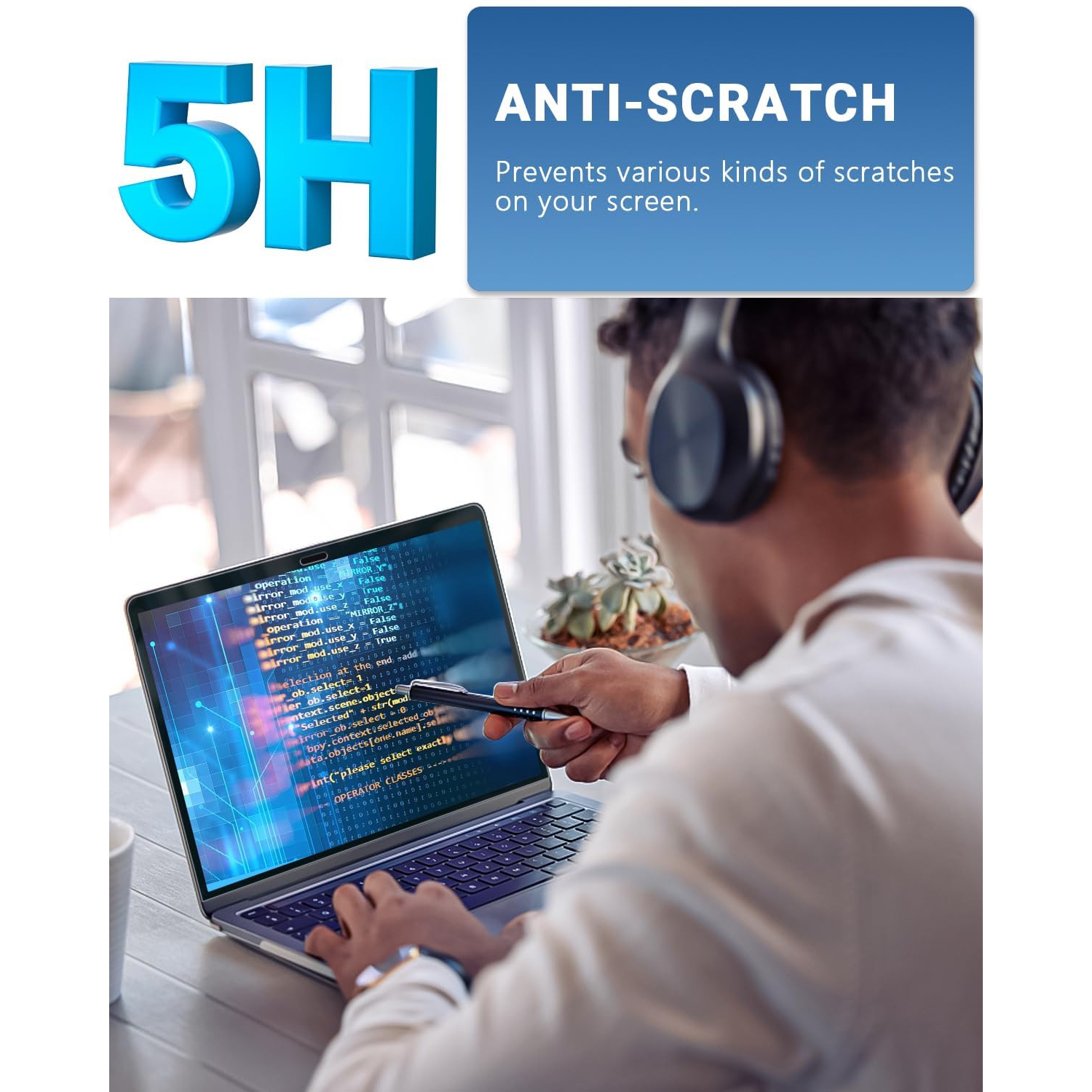 Paquet de 3 protecteurs d'écran 16:9 pour portable de 15,6 po : filtre anti-lumière bleue et antireflet, protecteur d'écran pour portable,