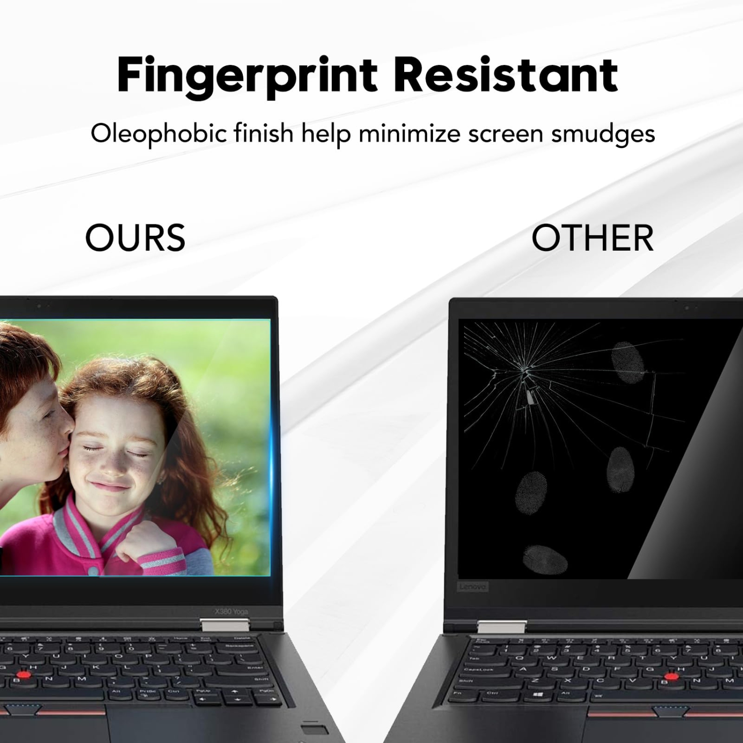 Tempered Glass Screen Protector for 13.3" Lenovo Thinkpad X380 X390 X395 L13 L380 L390, Lenovo Yoga 730 2-in-1 Touch-Screen Laptop, 2022 Lenovo Yoga