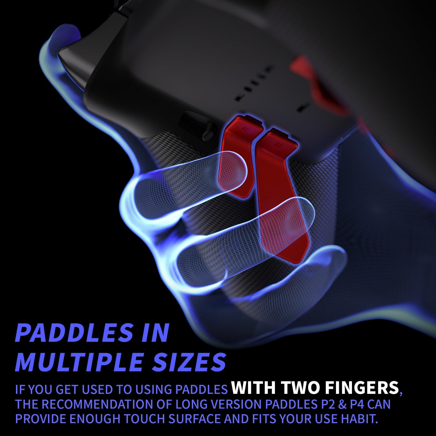 Paddles for Xbox Elite 1/2 Controller, 6 in 1 Metalic Scarlet Red Replacement Interchangeable Back Paddles for Xbox One Elite & Elite Series 2