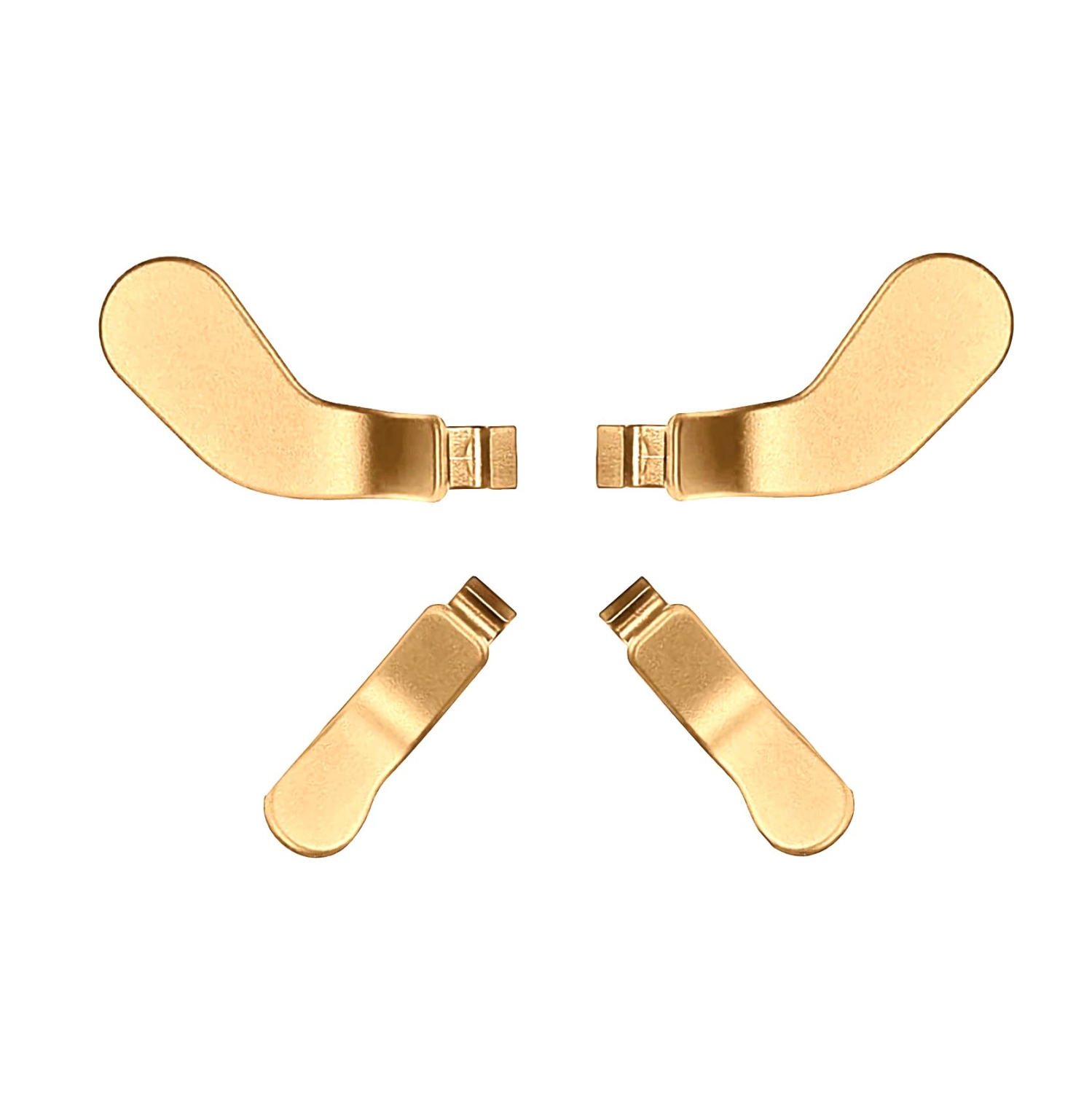 Palettes arrière de rechange 4 verrous de gâchette en acier inoxydable métallique pour manette Elite Series 2 Xbox One boutons arrière Elite