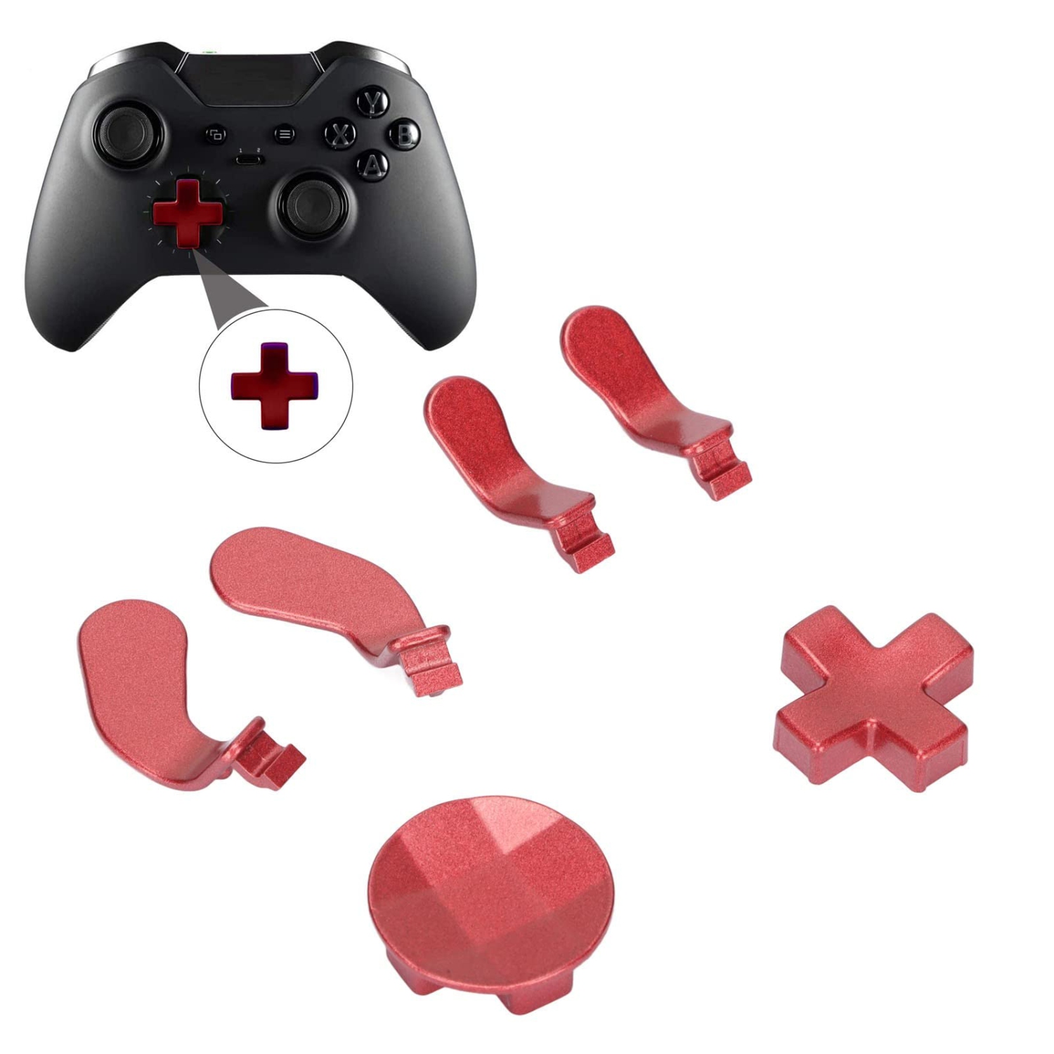 Pièces de rechange en acier inoxydable pour manettes Elite Series 2 et palettes de Xbox One