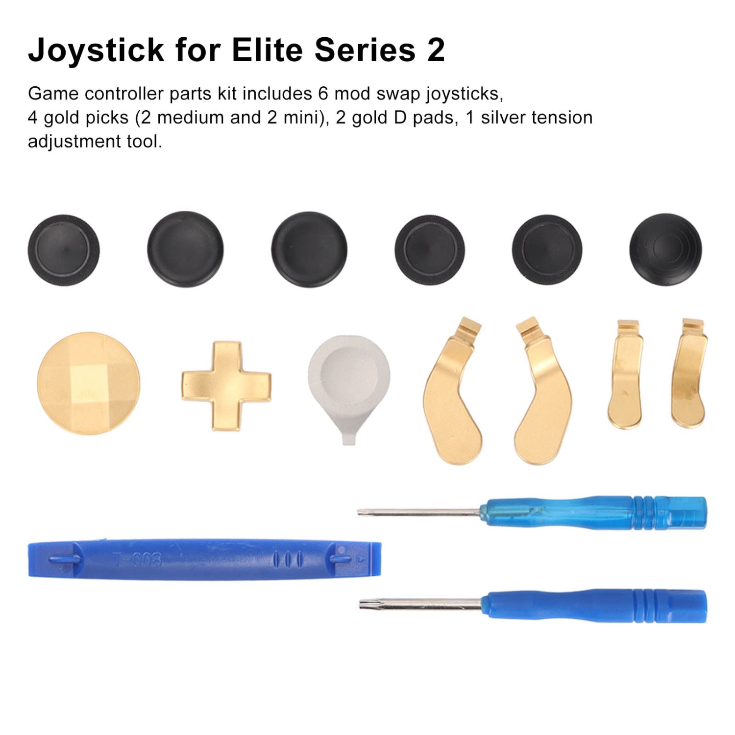 Manche en métal, 13-en-1 manettes de rechange Paddles D Accessoires pour pièces de manette de jeu, Accessoires pour pièces de manette de jeu pour