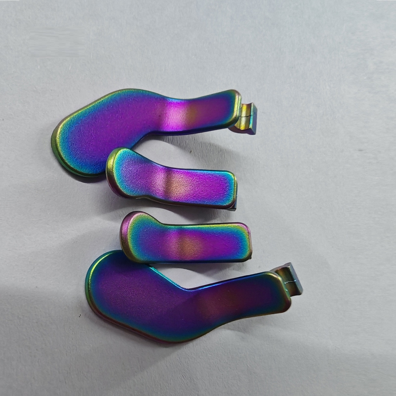 Palettes pour manette pour Xbox One Elite Controller Series 2 Premium acier inoxydable Métal 4 pièces Manette Paddles Color Rainbow