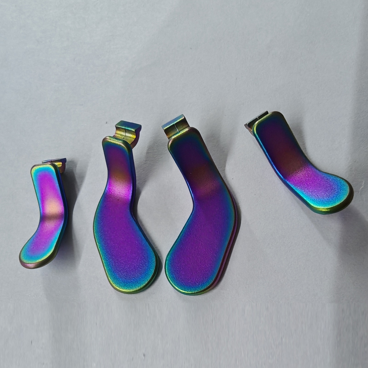 Palettes pour manette pour Xbox One Elite Controller Series 2 Premium acier inoxydable Métal 4 pièces Manette Paddles Color Rainbow