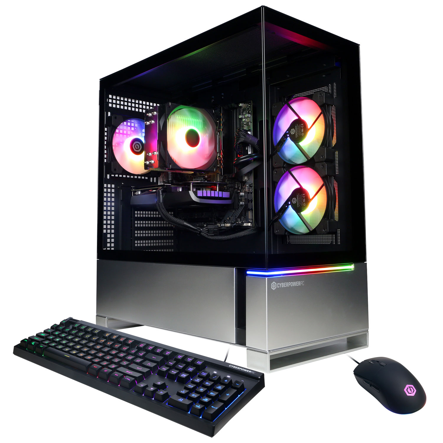 CyberPowerPC Gamer Master Gaming PC (AMD Ryzen 7 8700F/16GB RAM/2TB SSD/GeForce RTX 4060 Ti/Win 11) - Eng