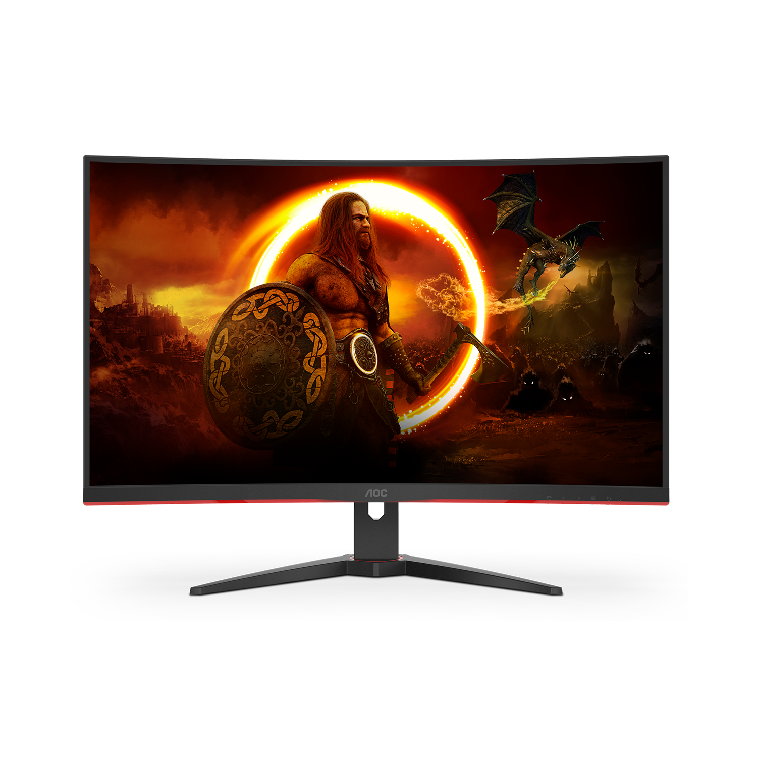 Open Box - AOC C32G1 32" Curved 144hHZ FHD Frameless Gaming Monitor (1920x1080)