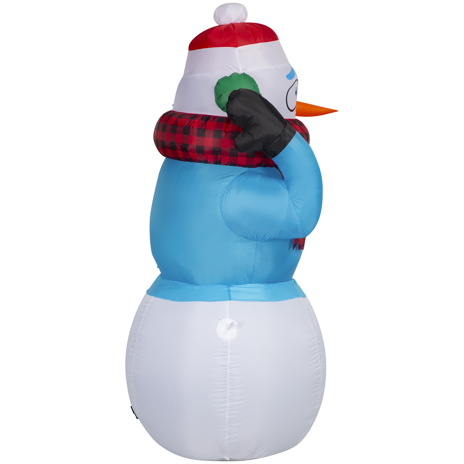 GEMMY INDUSTRIES Animated Airblown® Inflatable Christmas -Shivering Super Chill Snowman 72"